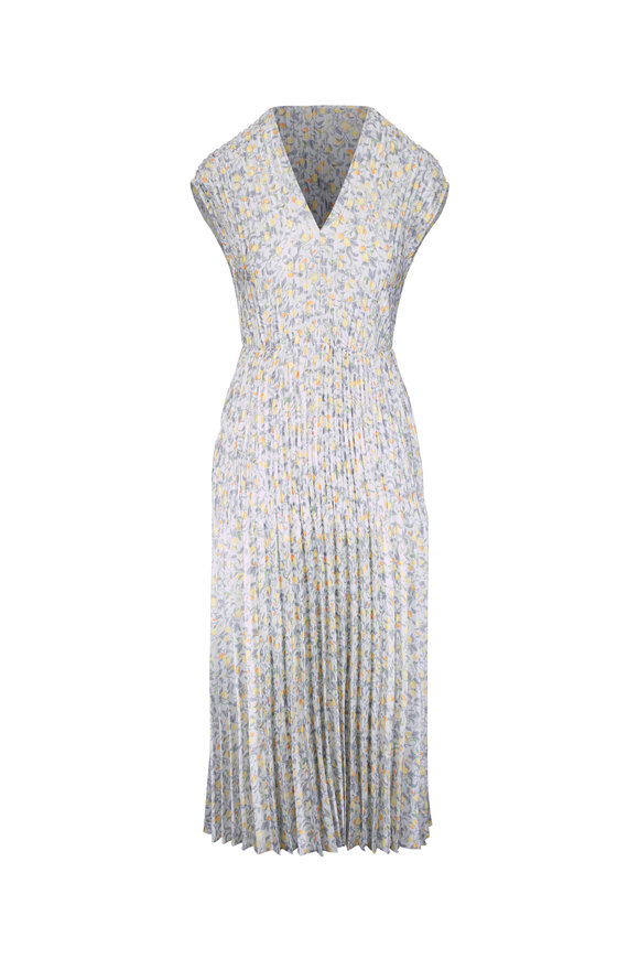 Vince Citrine Bloom Crushed Dress - view 1