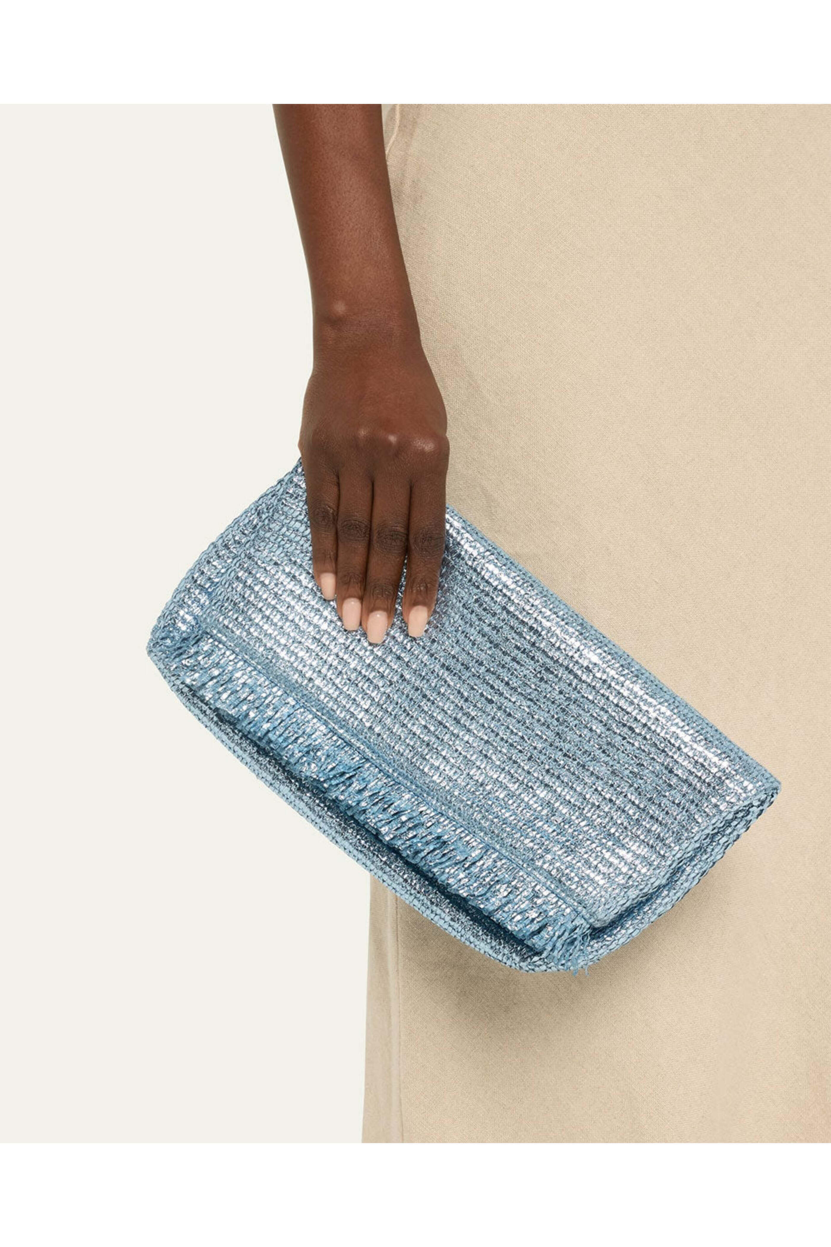 Cult Gaia - Shanti Mini Clutch in Marine | Mitchell Stores