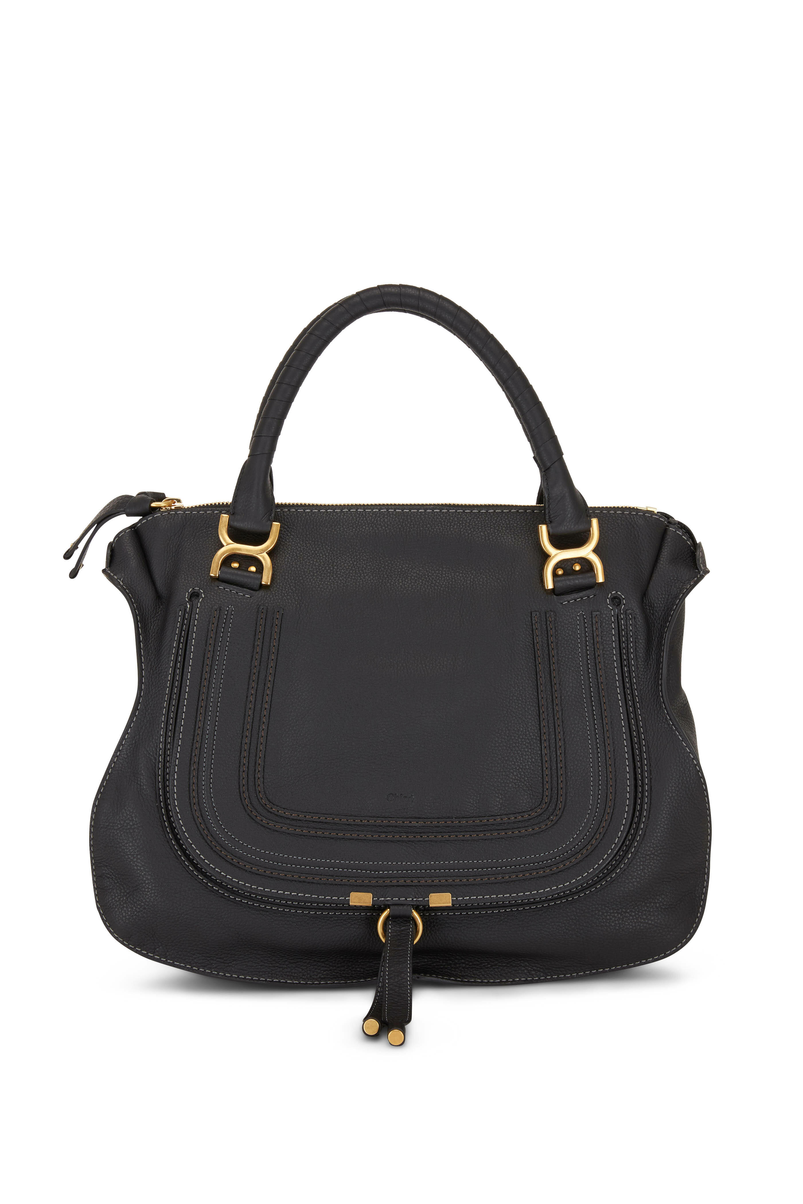 Chloe Marcie Large Grain Calfskin Tote Bag