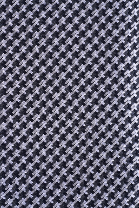 Tom Ford Black & Gray Micro Print Silk Necktie - view 2