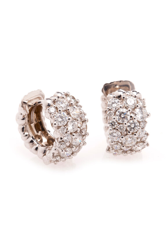 Paul Morelli Large Confetti Diamond Snap Hoops