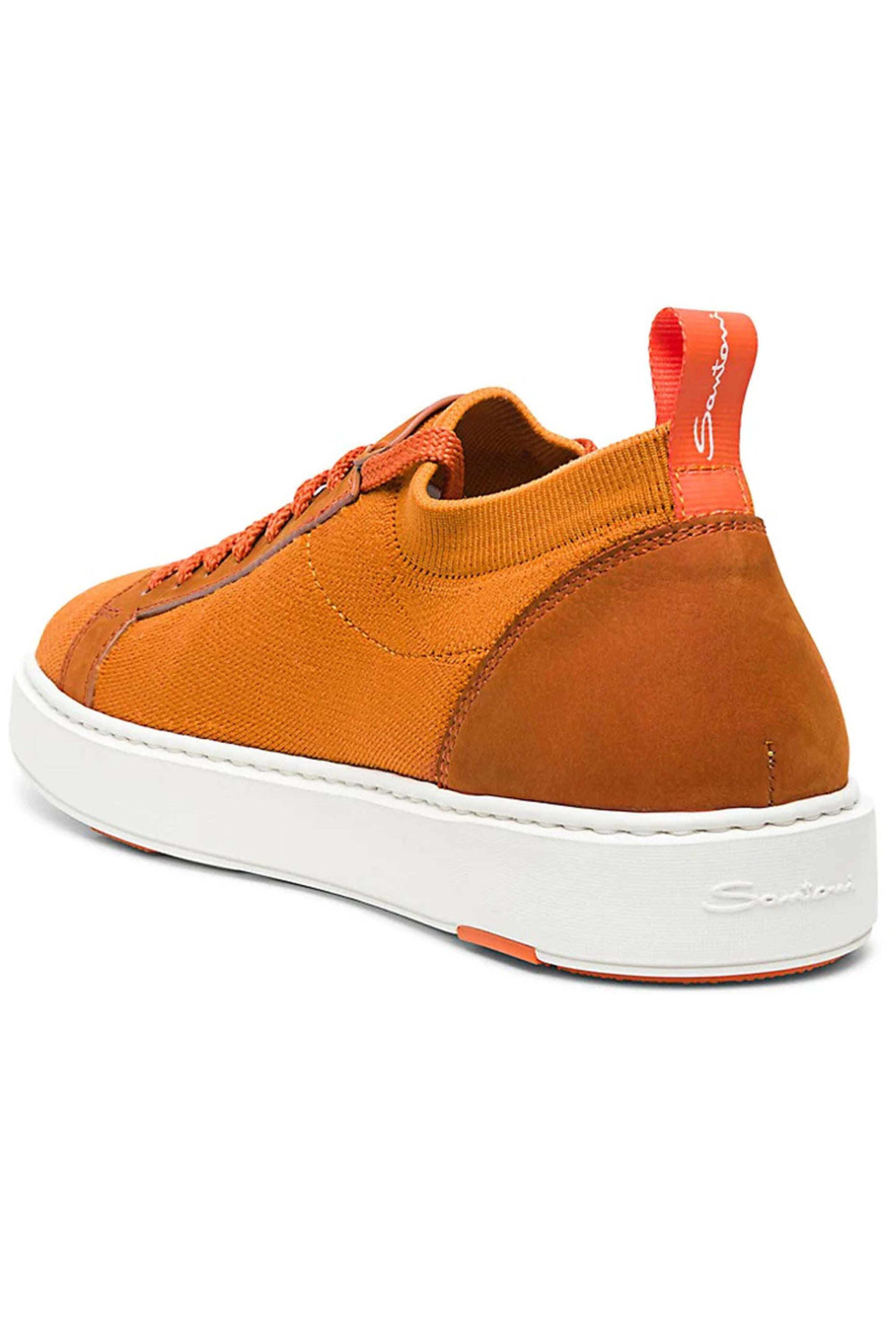 Santoni - Daftest Sneaker in Orange | Mitchell Stores