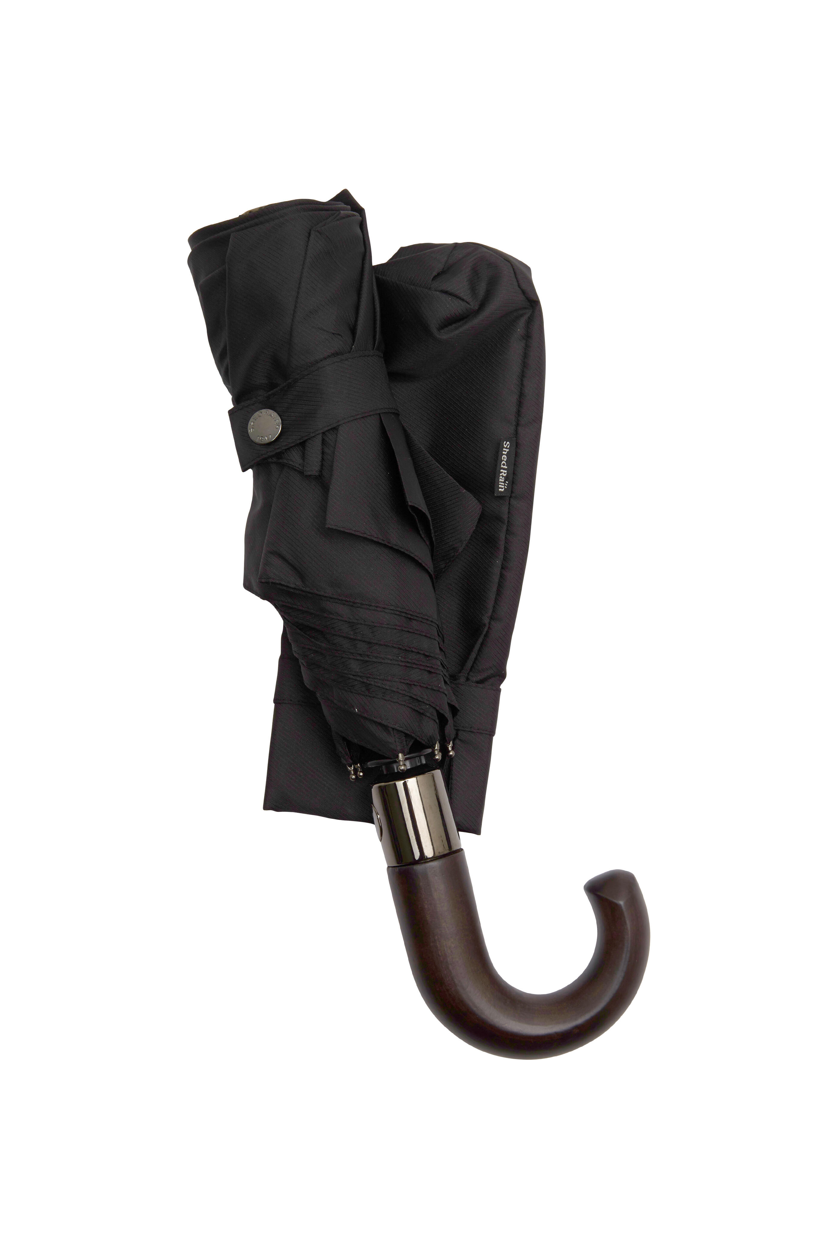 Shedrain - Windpro Black Vented Compact Umbrella