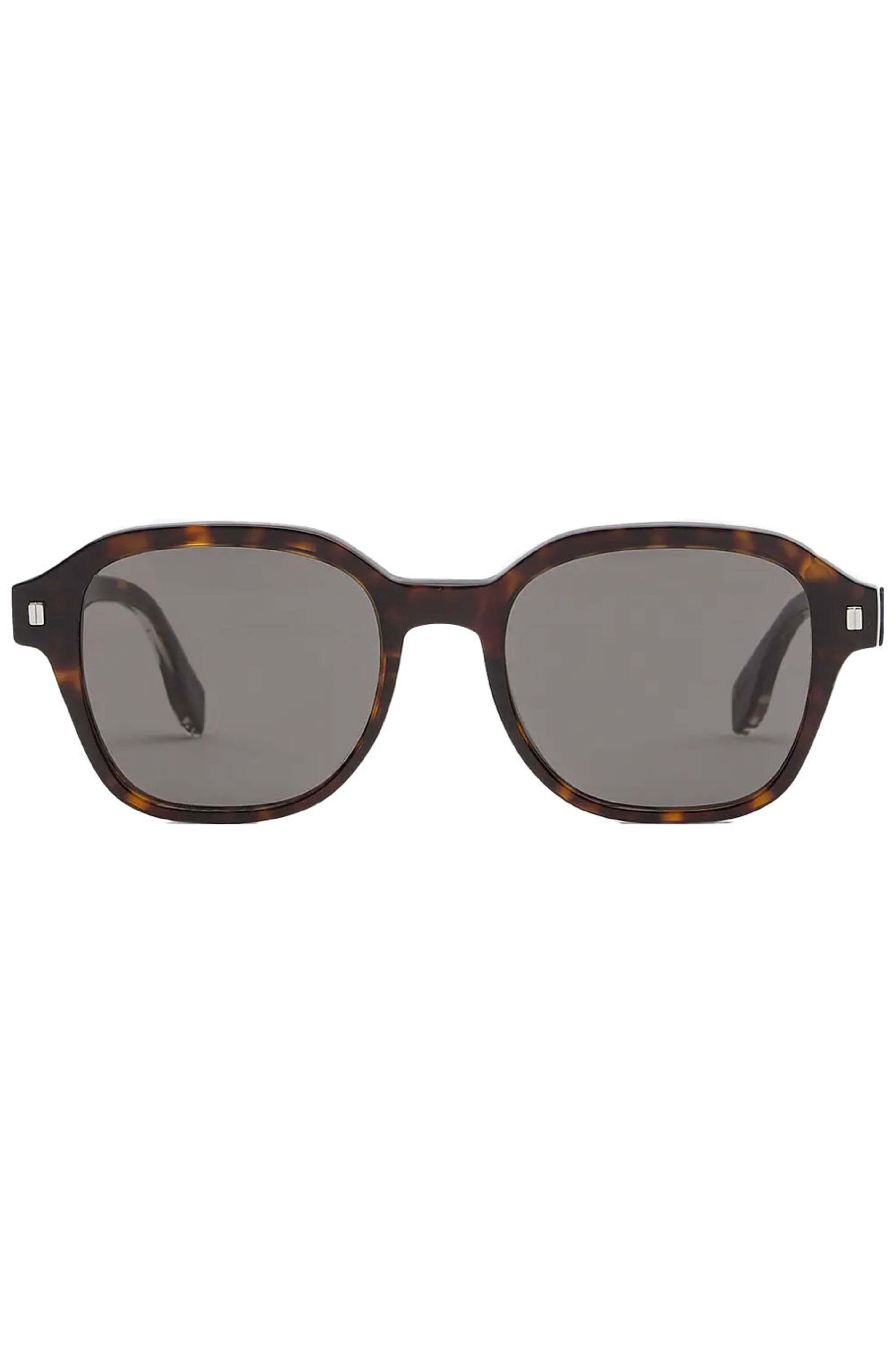 Fendi Sunglasses - Round Acetate Sunglasses in Tortoise