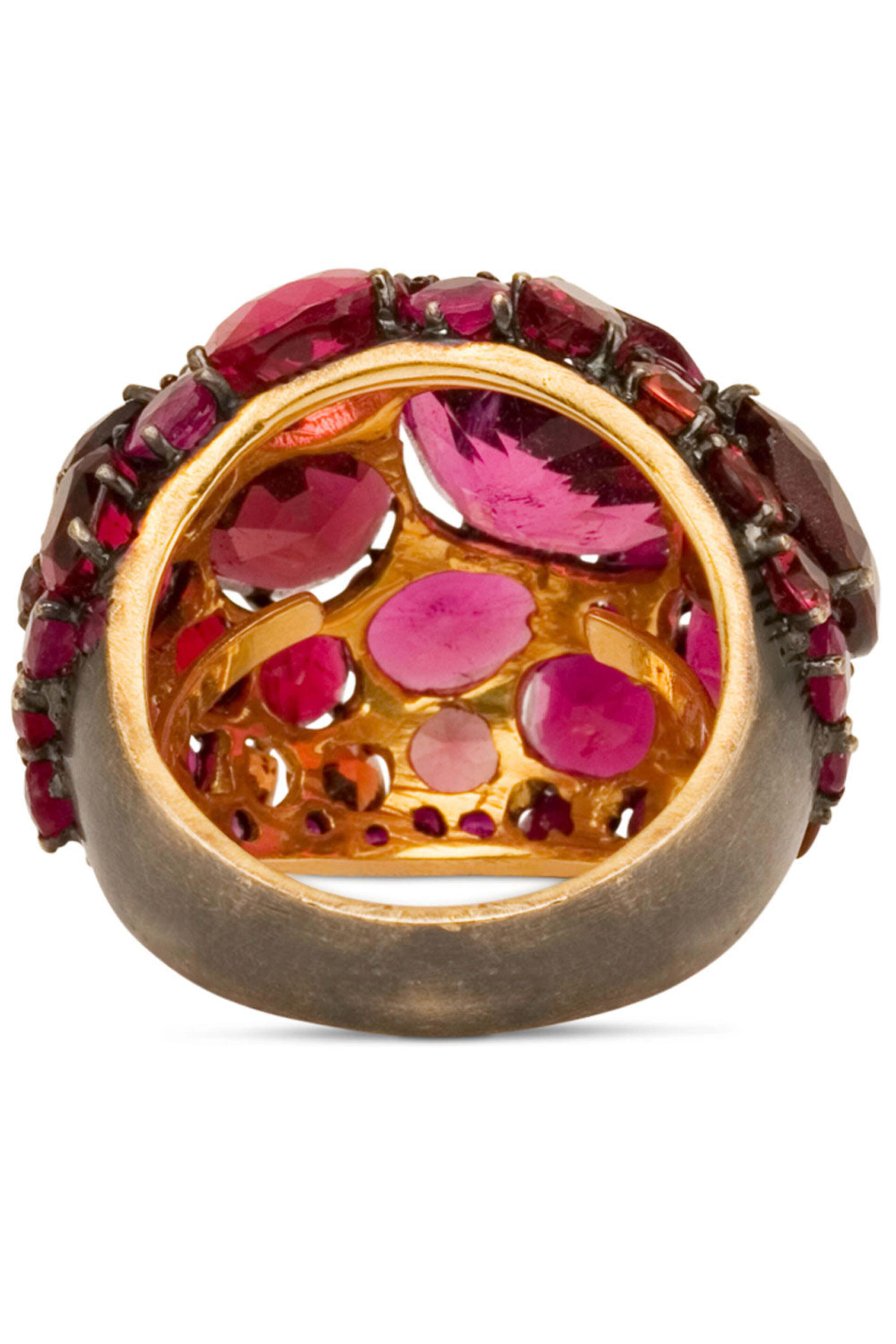 Michael Tracy - Caballe Spinel and Garnet Large Dome Ring