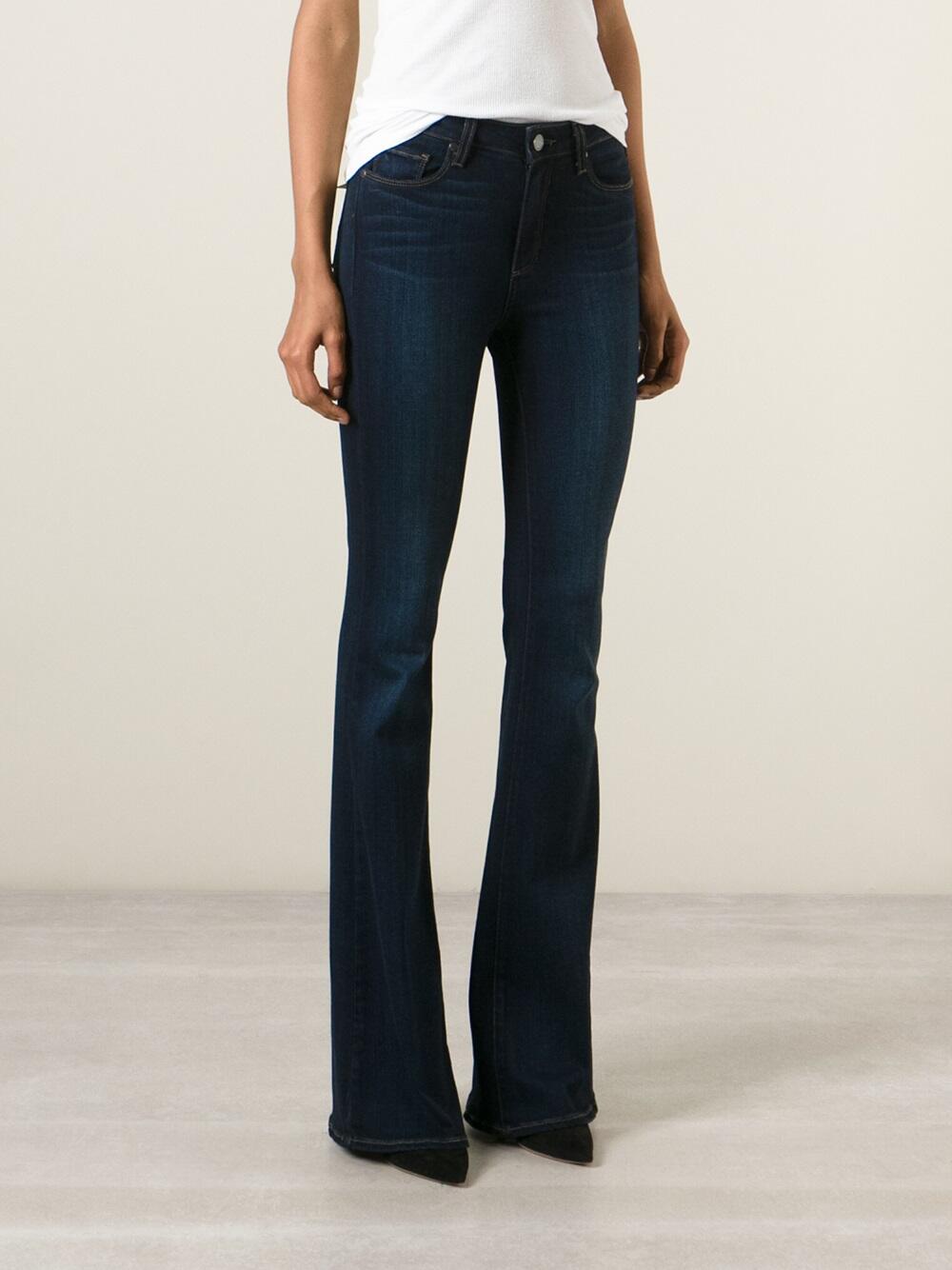 Paige - Canyon High-Rise Bell Denim Jean