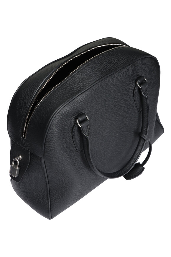 The Row India 12.00 Black Leather Top Handle Bag - view 4