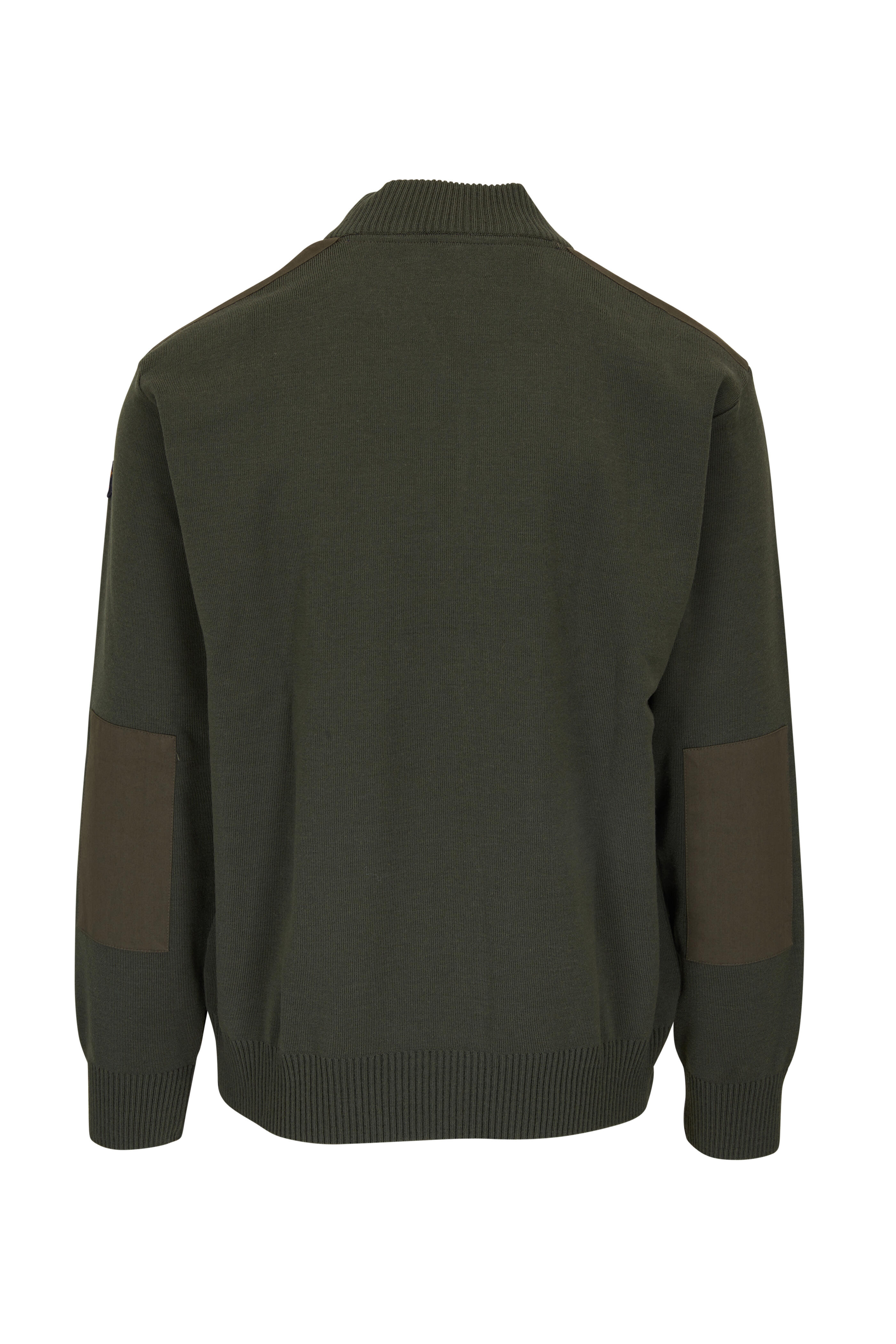 Paul & Shark - Olive Green Quarter Zip Pullover