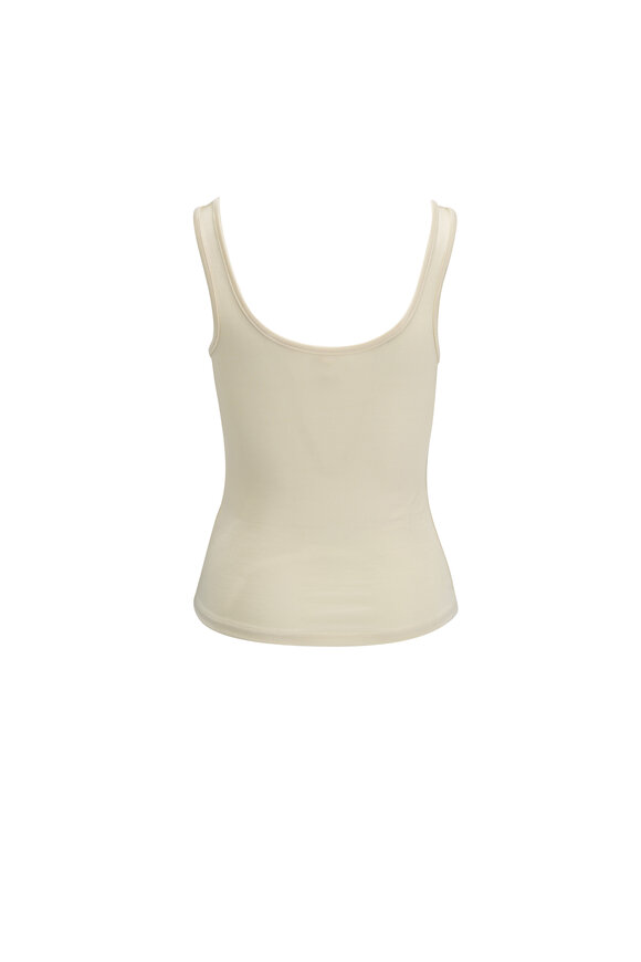 L'Agence - Chrissy Bone Scoop Neck Tank