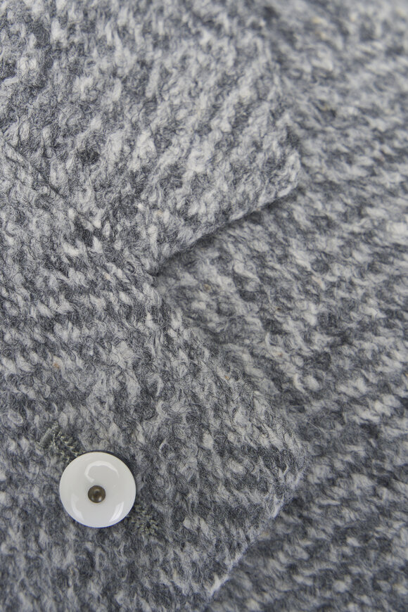 L.B.M. 1911 - Herringbone Boucle Light Grey Sportcoat