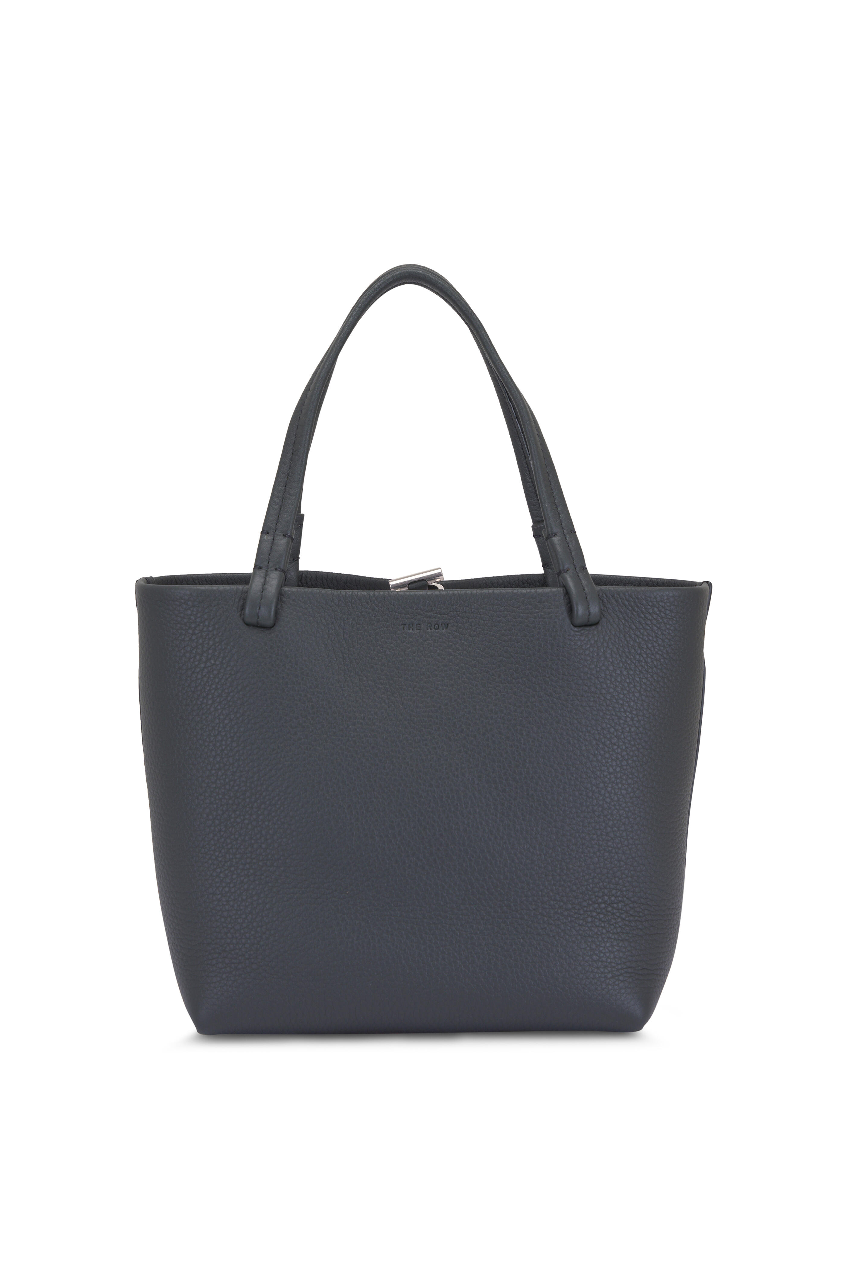 The Row - Small Park Dark Pine Leather Tote