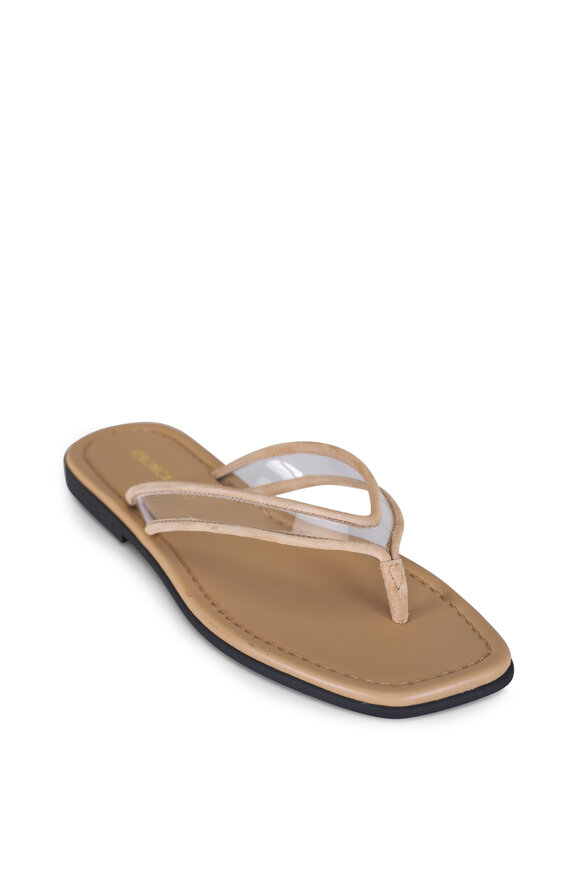 Veronica Beard Clea Piping Sand Slip On Sandal