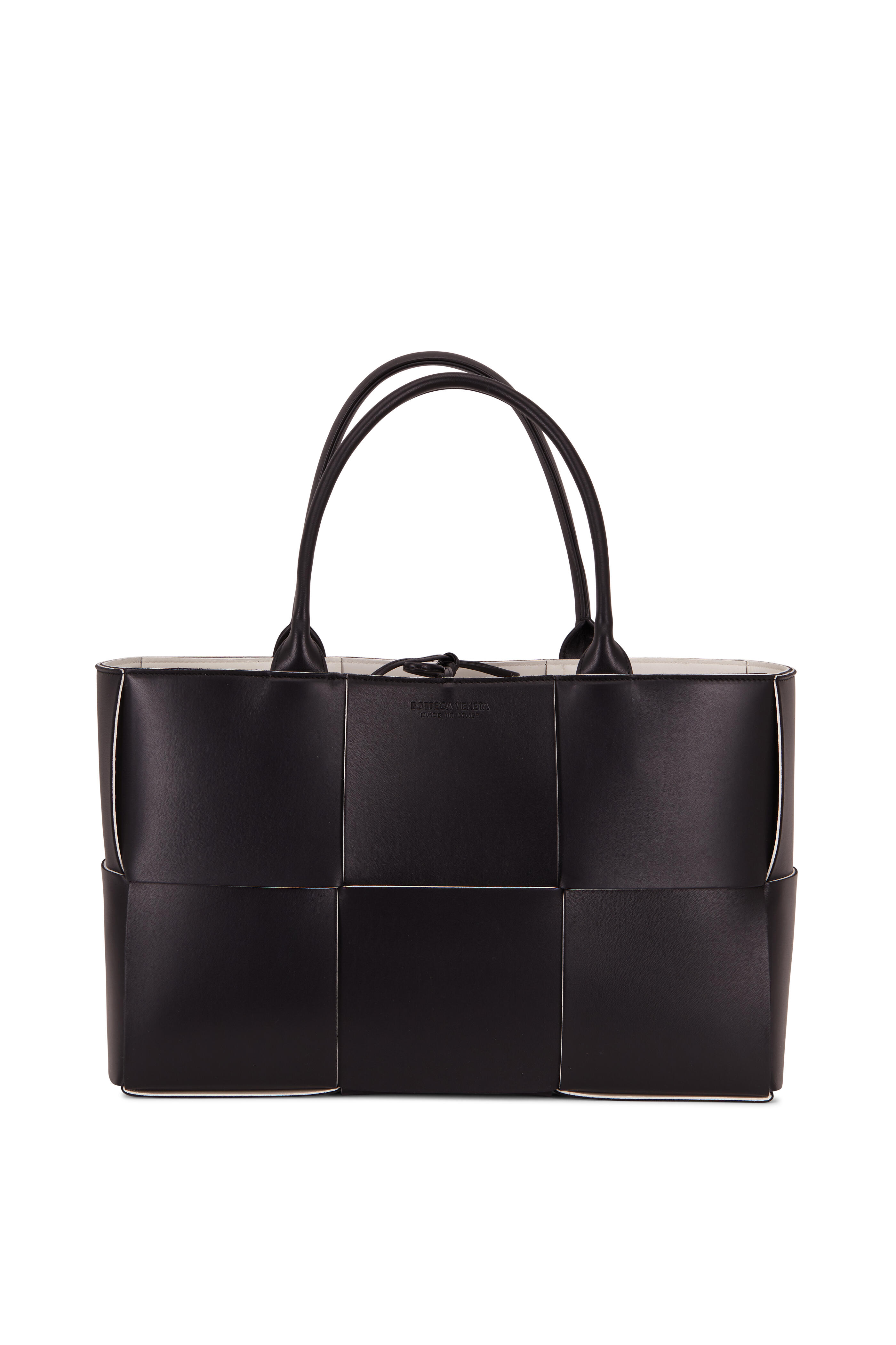 Bottega Veneta - Arco Nero Woven Nappa Leather Tote