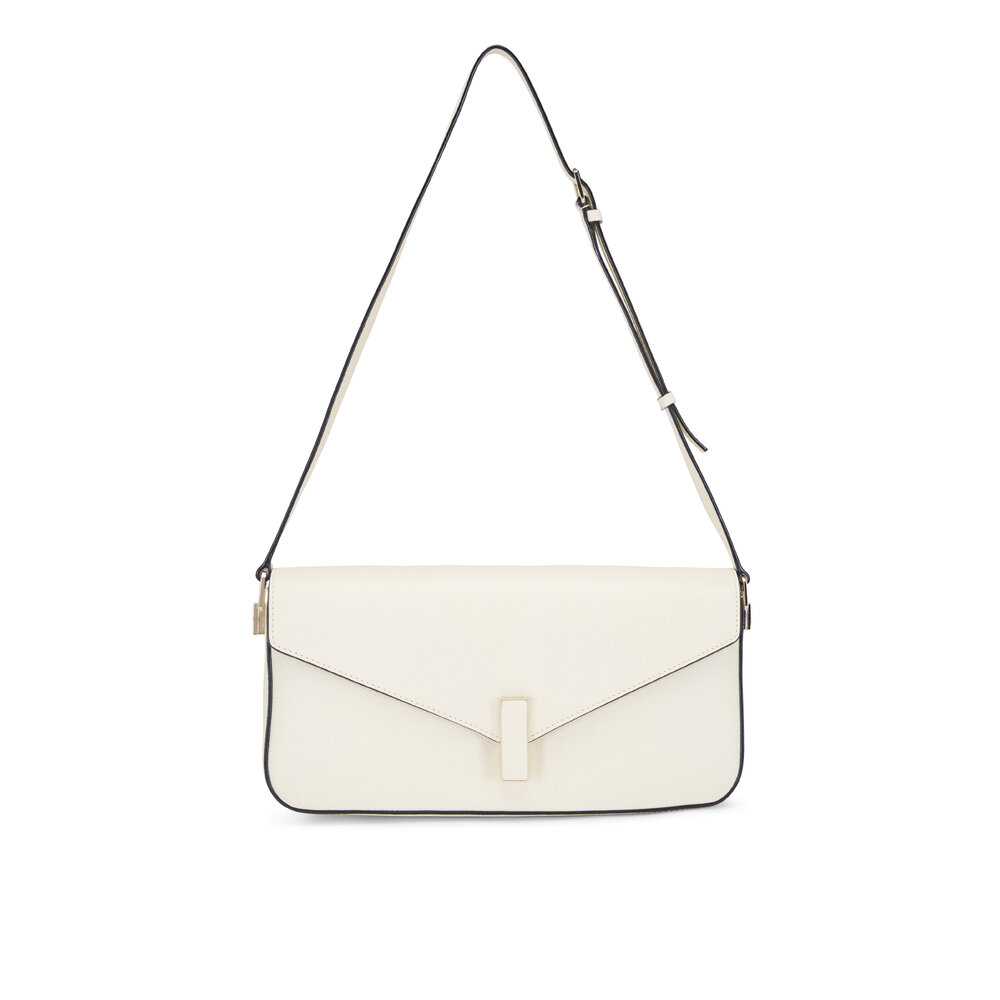 ★関税込み★ Valextra Iside Shoulder Bag Women's Black Luxury Leather shoulder bag | Valextra Iside