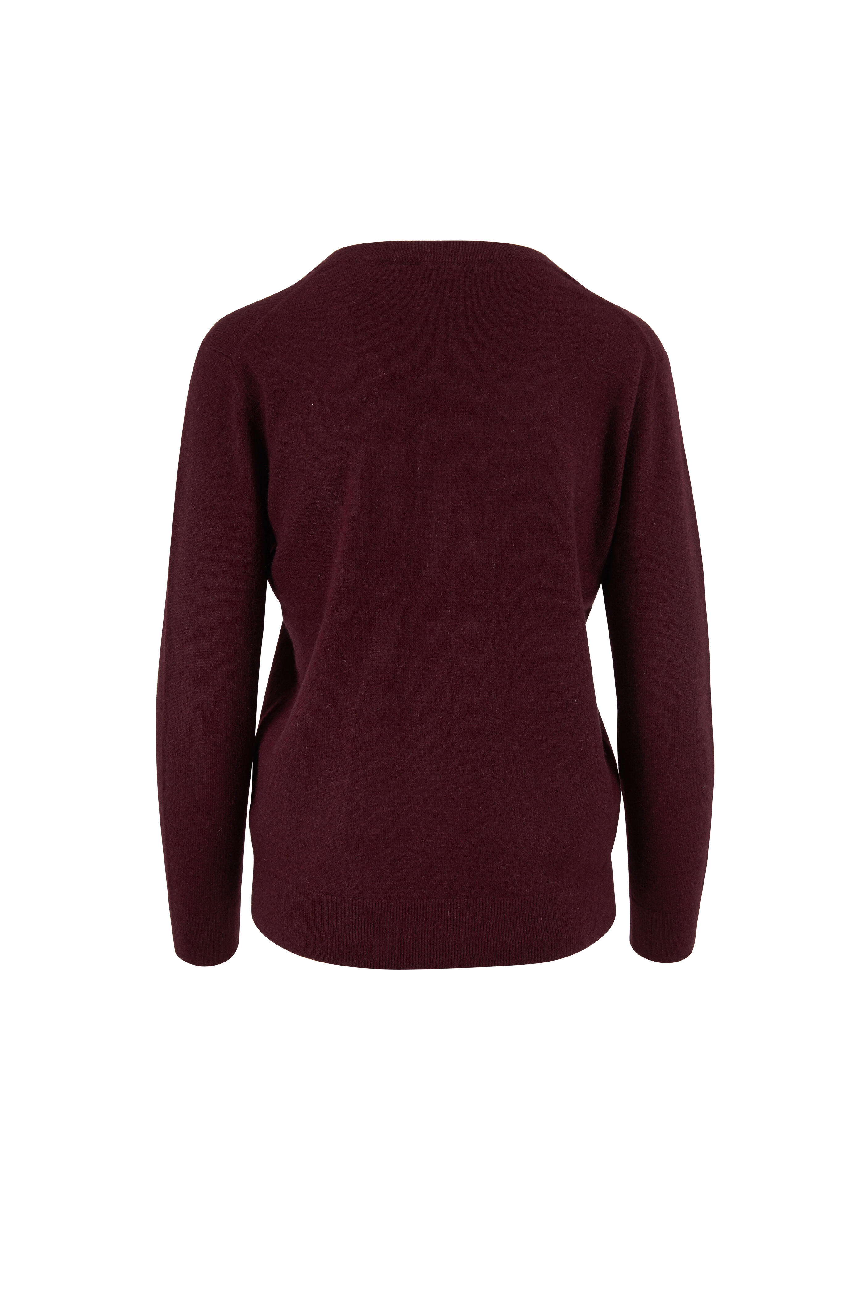 New look maroon velvet knit sweater (SOLD) Price:2250/- Length front:22  Back:24 Chest:25