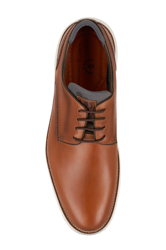 Martin Dingman - Countryaire Plaintoe Brown Leather Dress Shoe