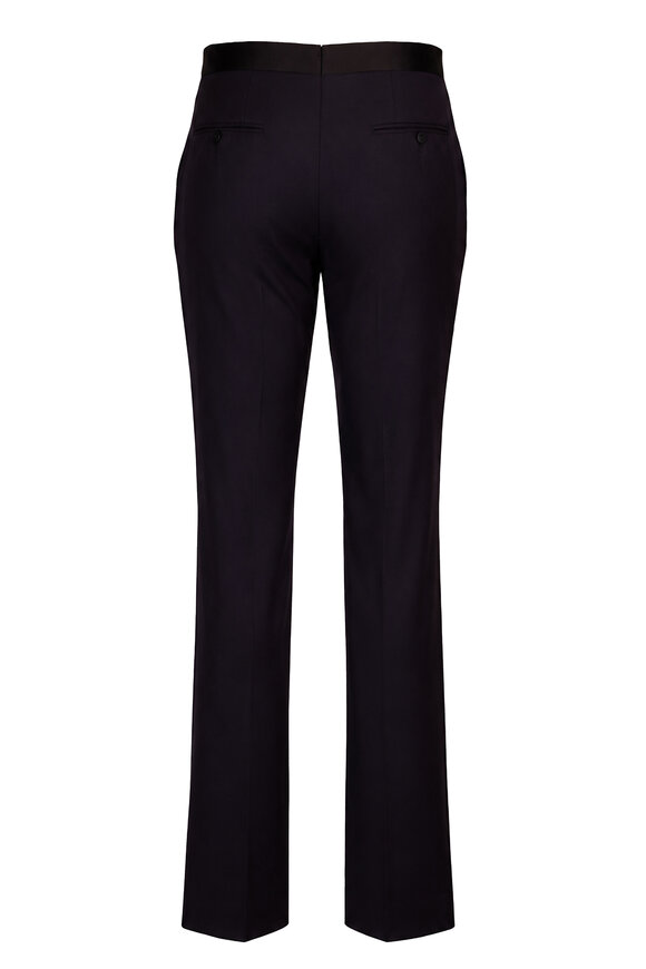 Isaia Navy Blue Peak-Lapel Wool Tuxedo - view 5