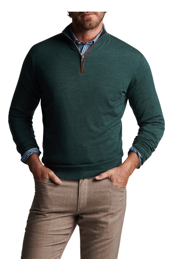 Peter Millar - Excursionist Flex Balsam Quarter Zip Pullover