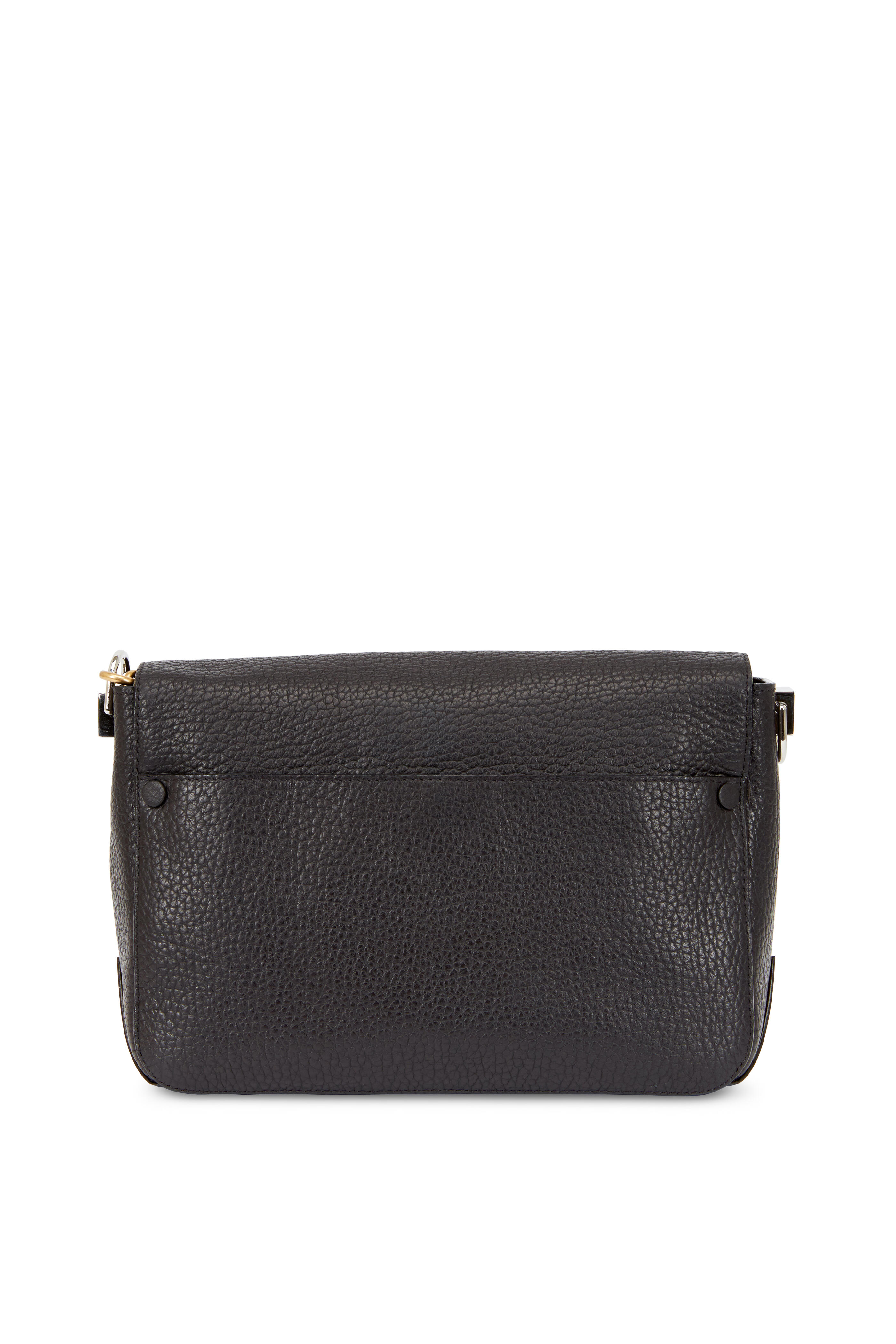 Proenza Schouler - PS Courier Black Leather Two-Tone Chain Bag