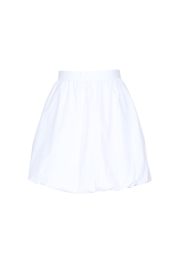 Brochu Walker Loti Salt White Bubble Mini Skirt