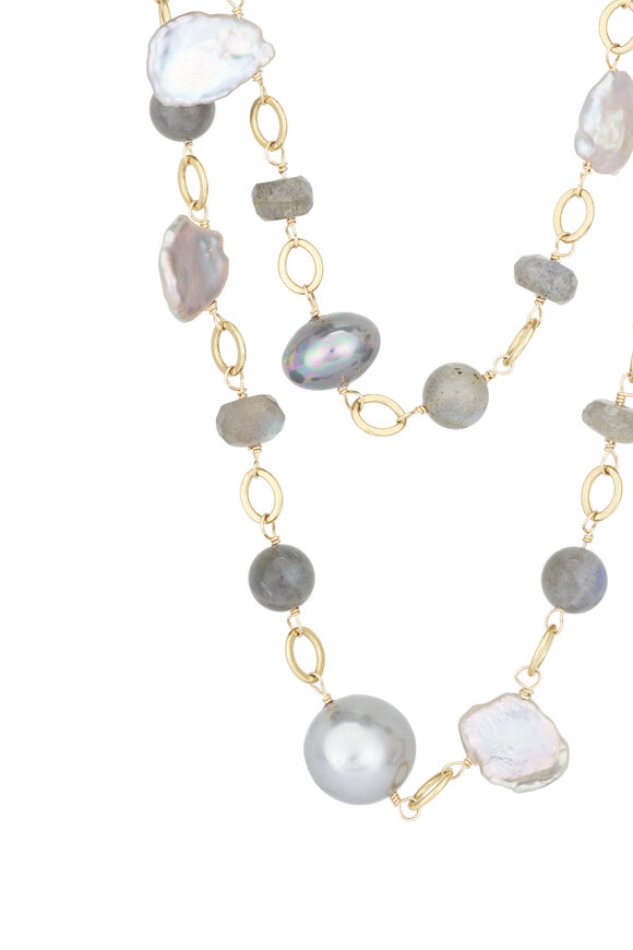 Cristina V. Long Hand Link Necklace - view 2