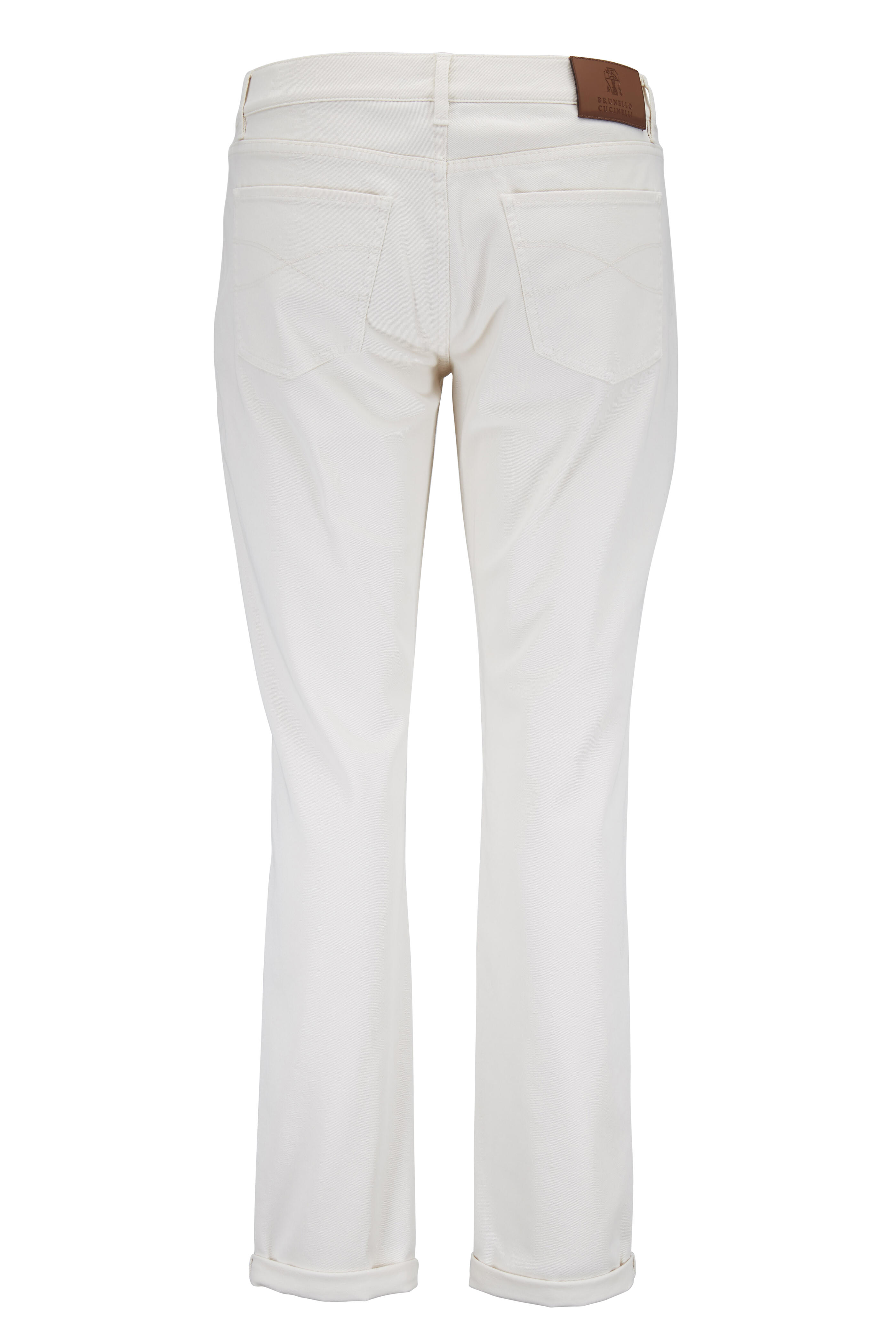 【関税＆送料込み】Brunello Cucinelli White Five-Pocket Pat uploading-1421569.jpg