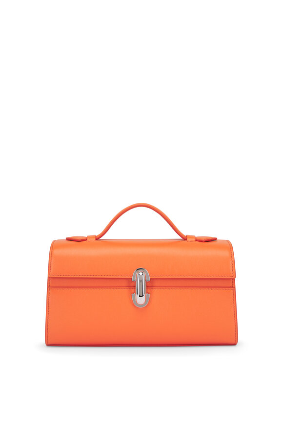 Savette Symmetry Pochette Tangerine Top Handle Bag