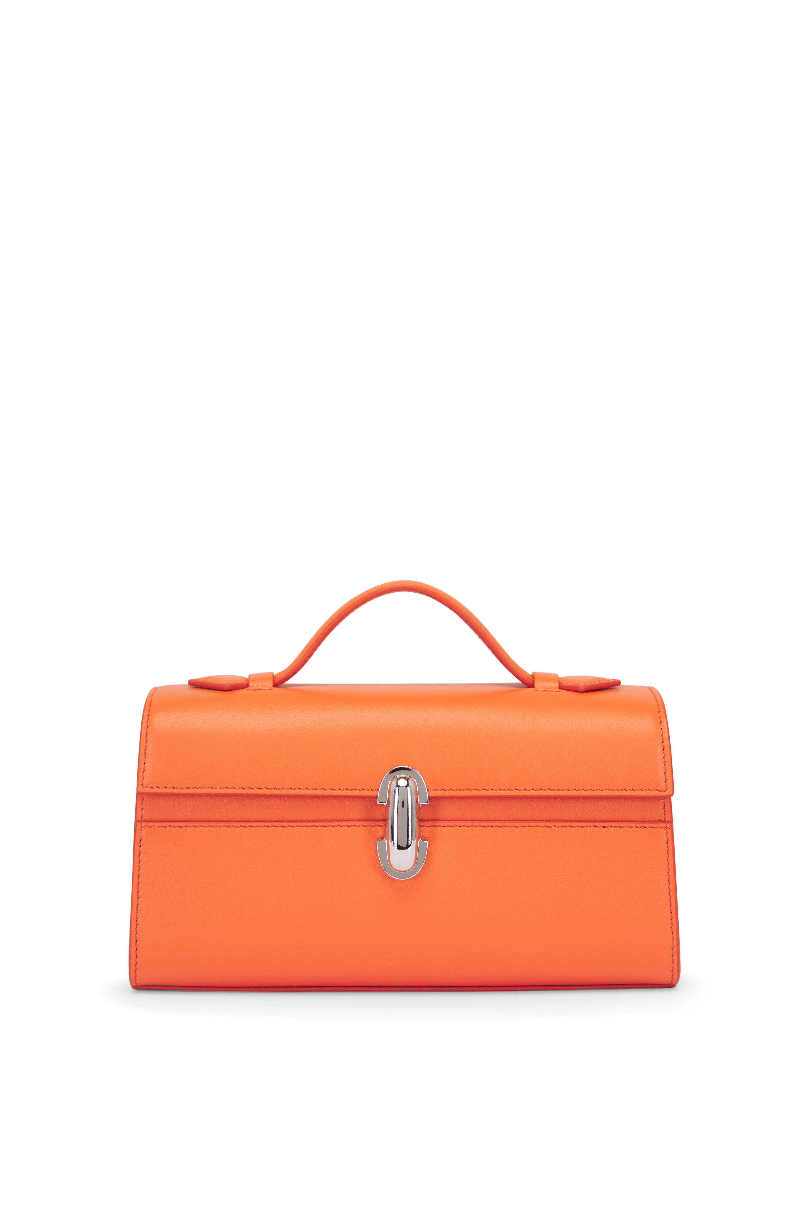 Savette - Symmetry Pochette Tangerine Top Handle Bag