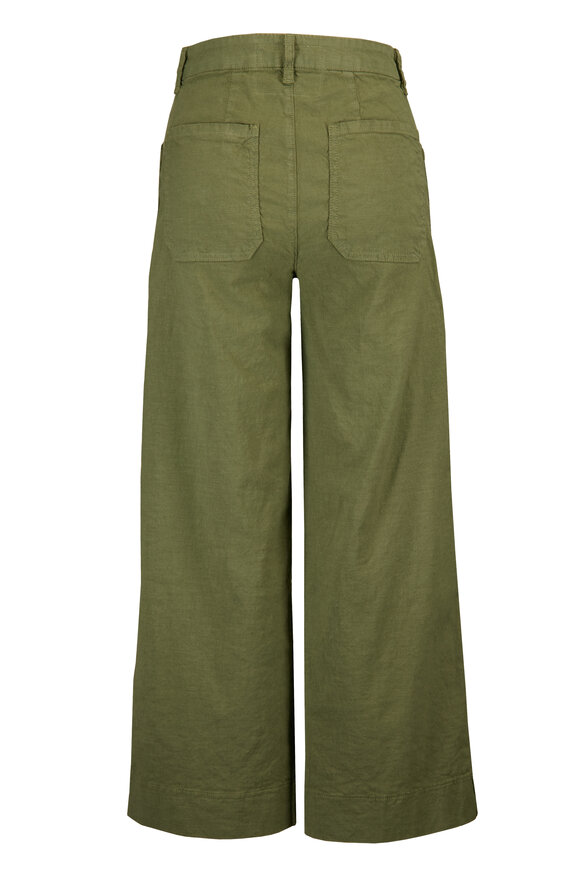 Frank & Eileen Limerick Army Crop Wide-Leg Carpenter Pant - view 2