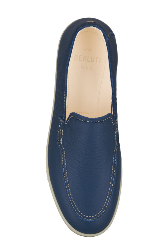 Berluti - Scritto Blue Leather Loafer