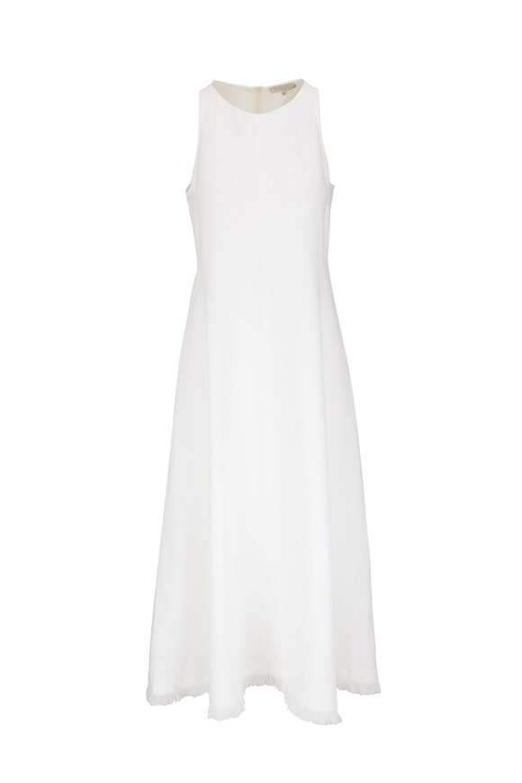 Antonelli - Mirra White Sleeveless Midi Dress | Mitchell Stores