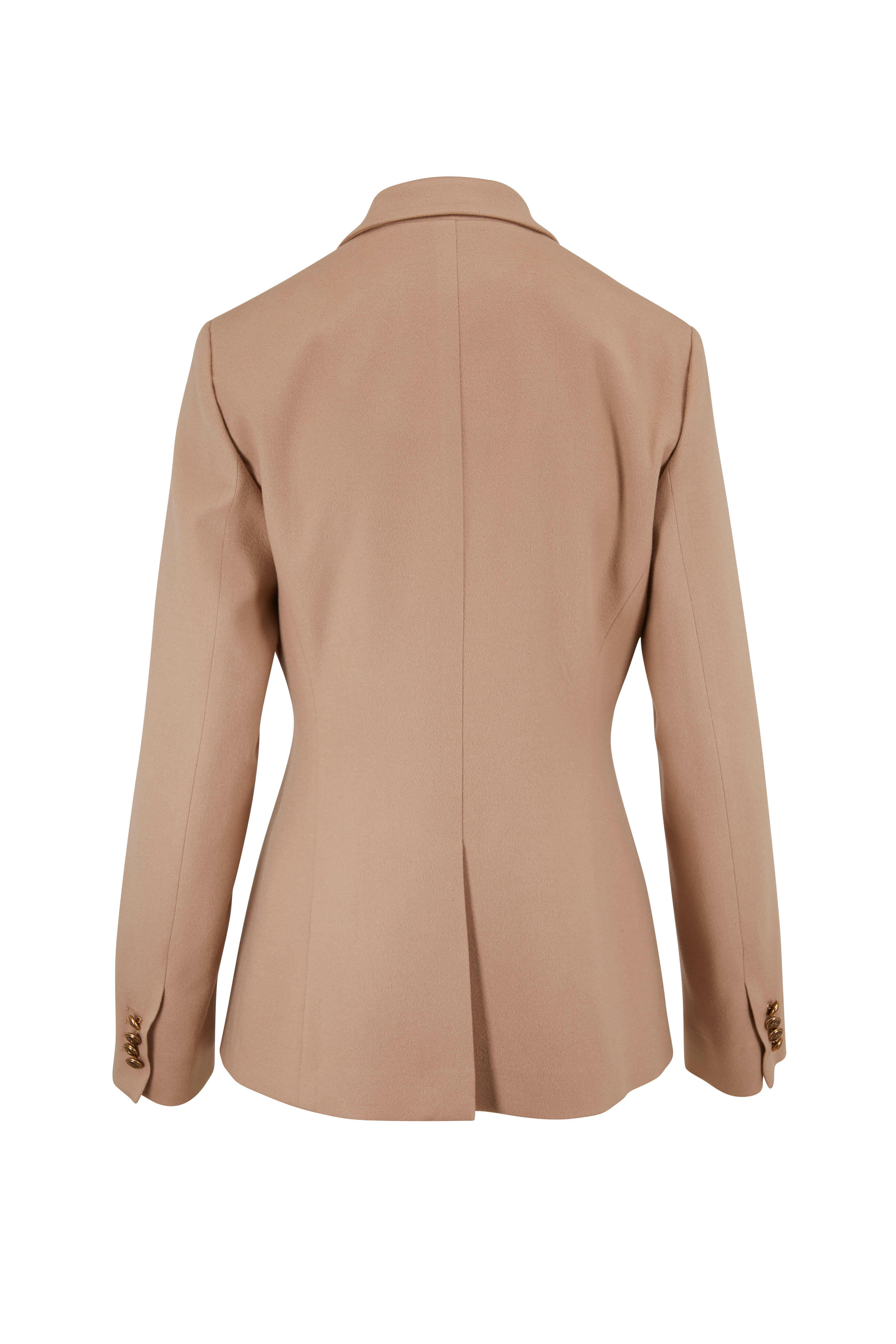 Kiton - Camel Cashmere Single Button Jacket