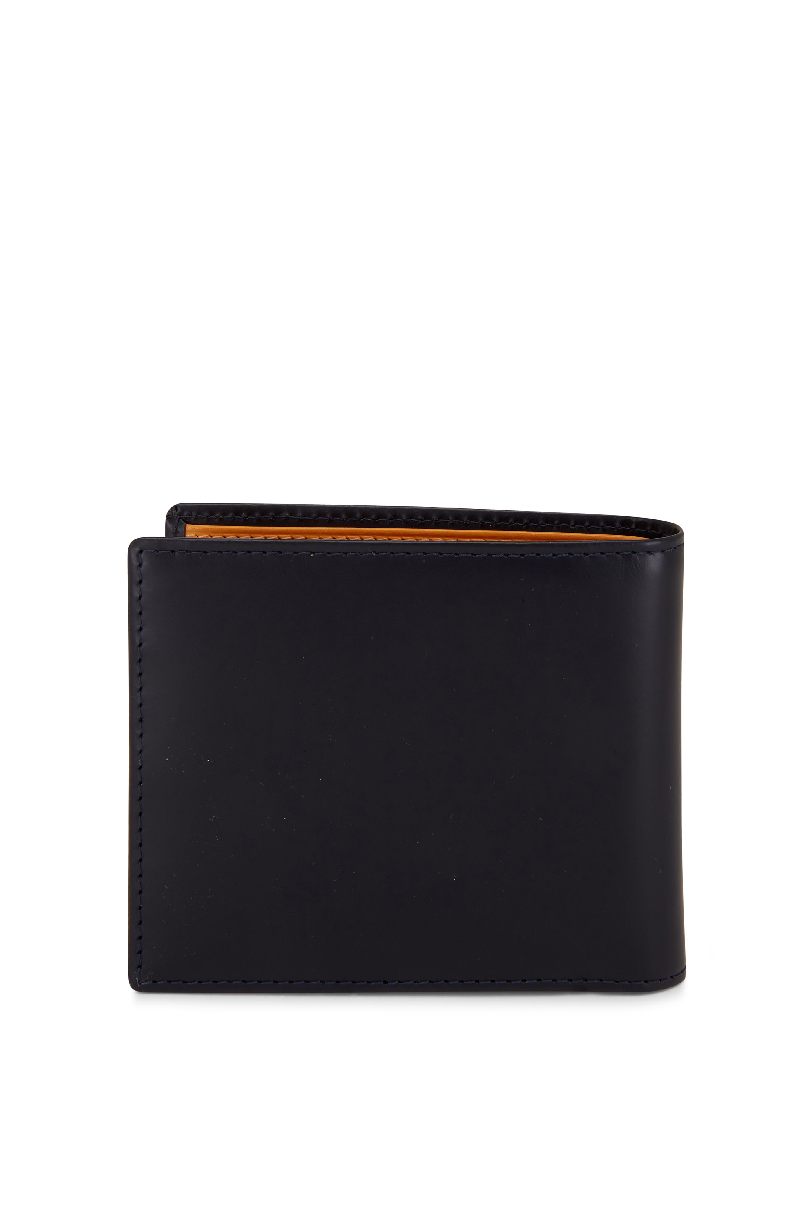 Ettinger Leather - Navy Blue Bill Fold Wallet | Mitchell Stores
