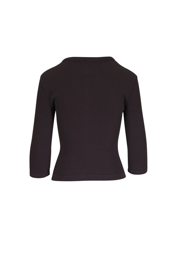 Citizens of Humanity Boy Chocolate Brown Henley - view 2