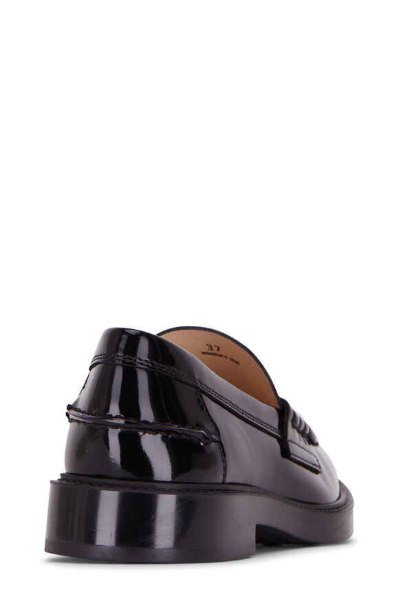 Tod's - Gomma Basso Black Patent Leather Loafer