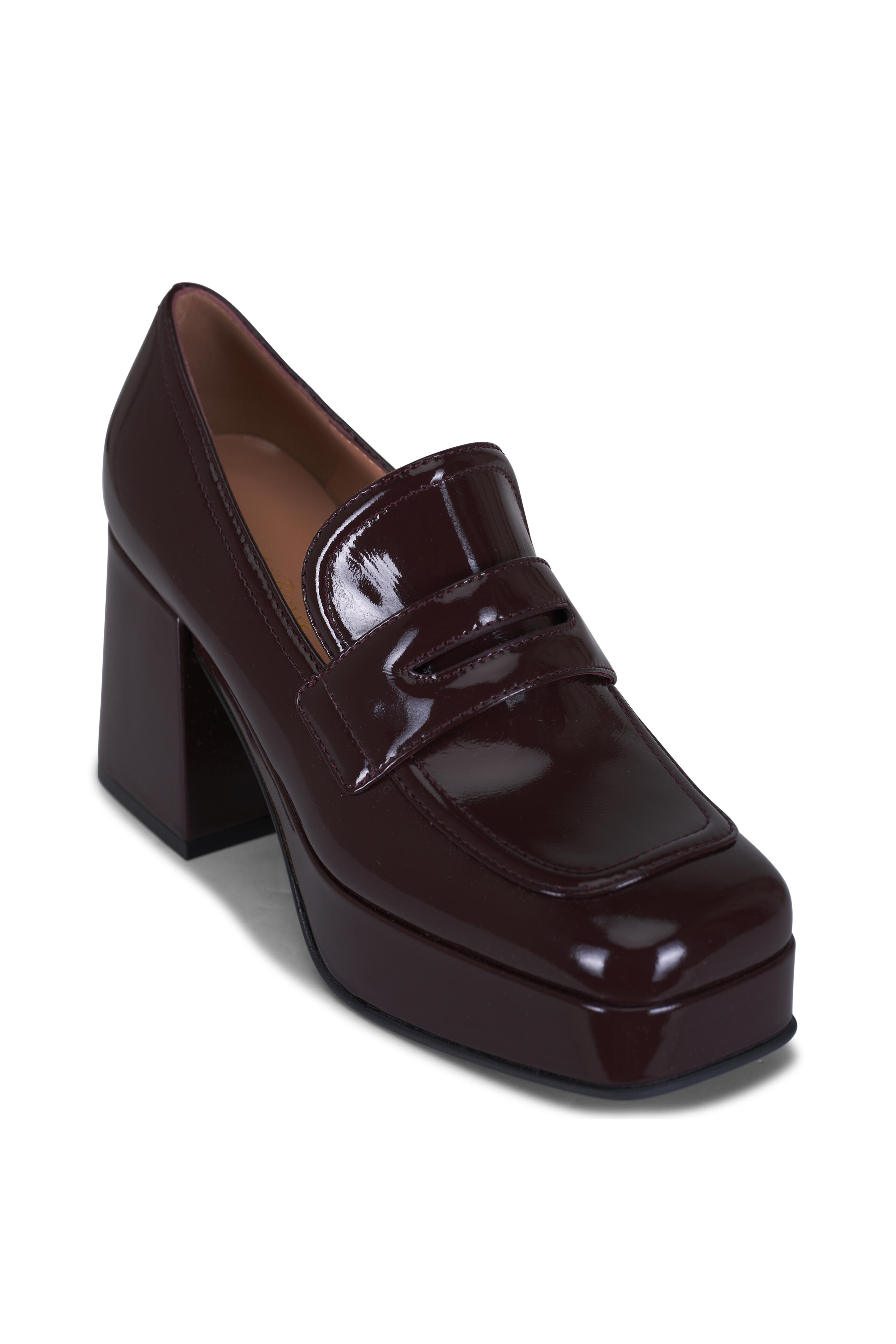 Gianvito Rossi - Rouen Red Patent Leather Loafer, 45mm