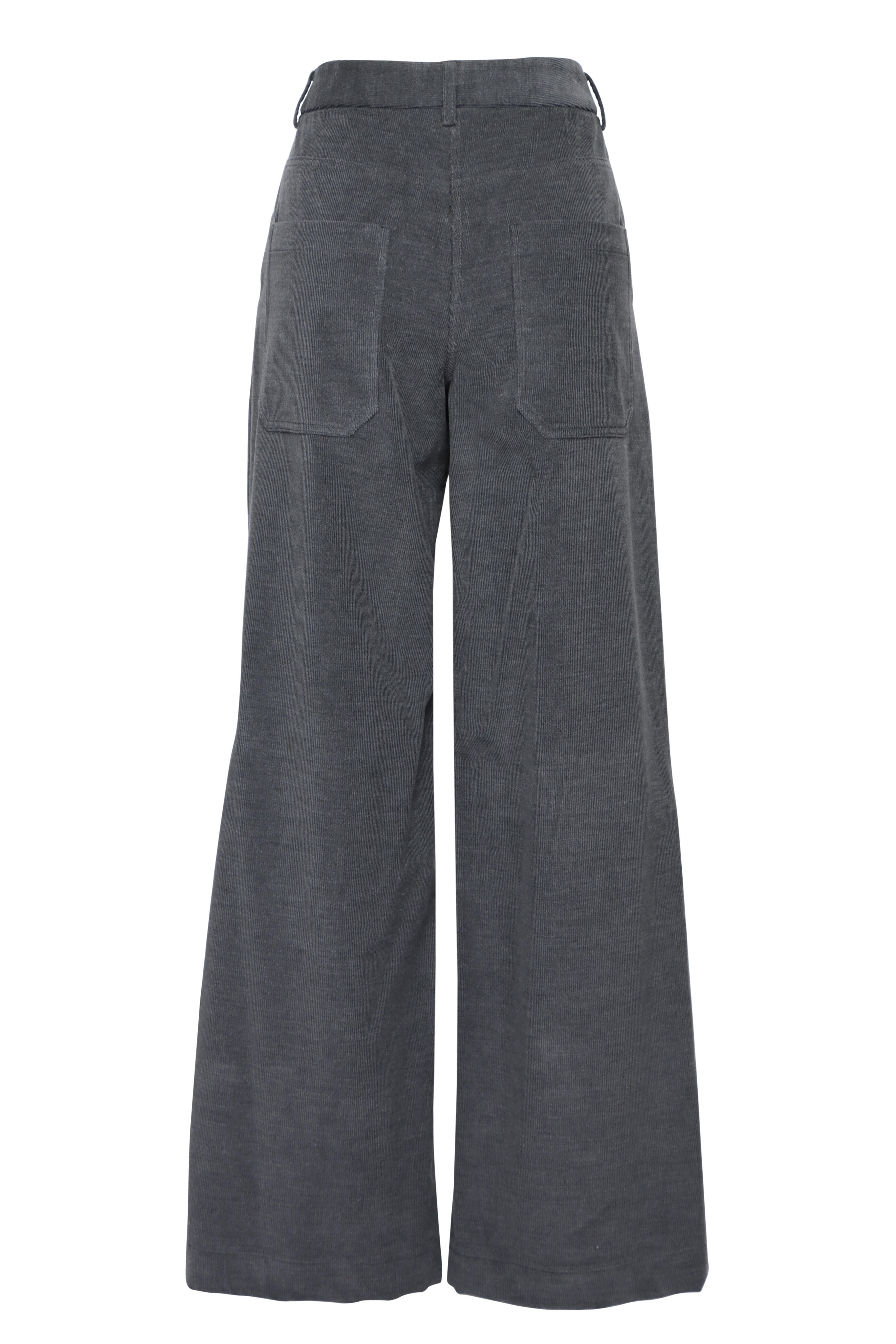 TWP - Dylan Charcoal Heather Grey Corduroy Pant