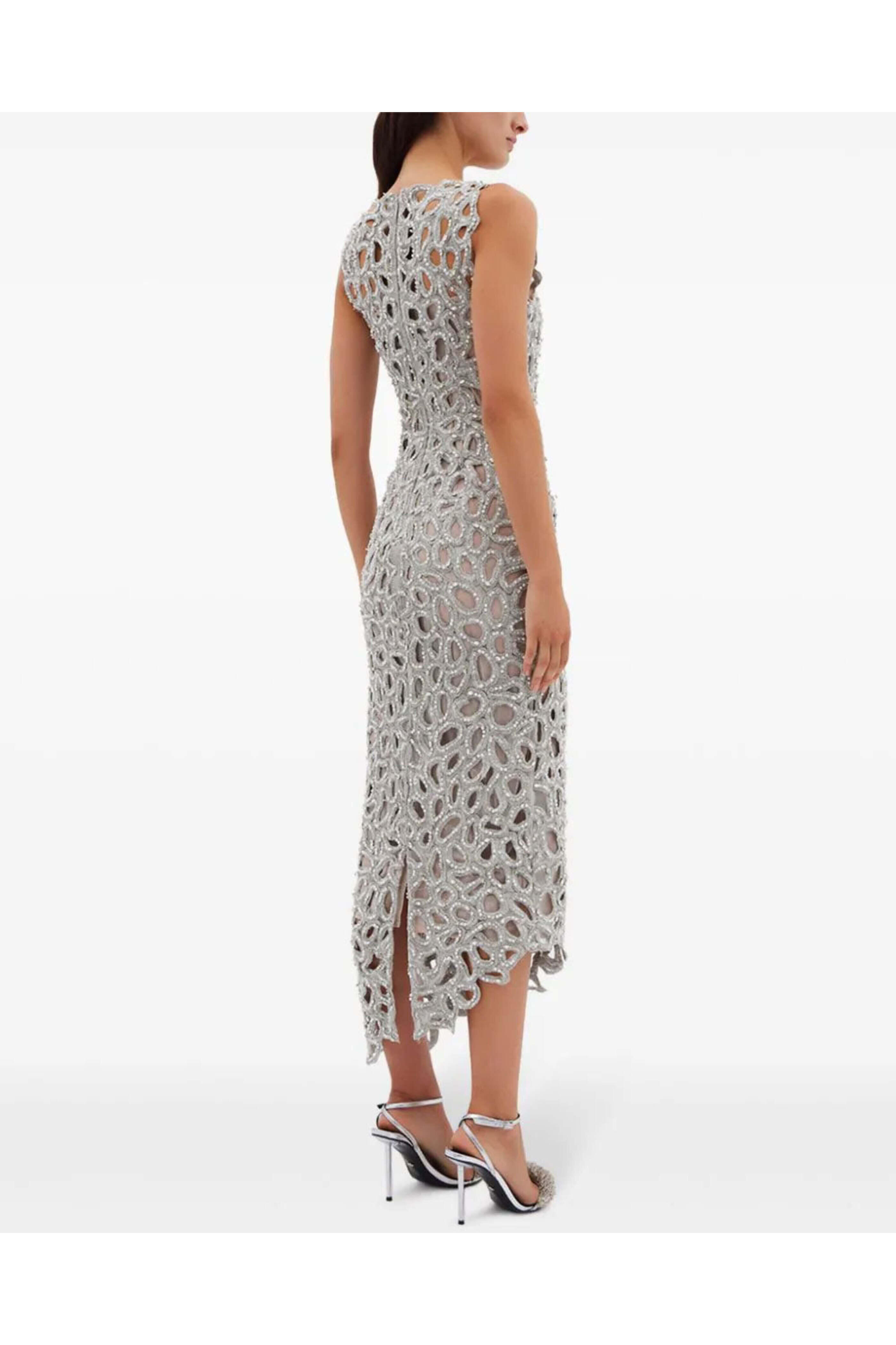 Rachel Gilbert - Silver Everett Dress