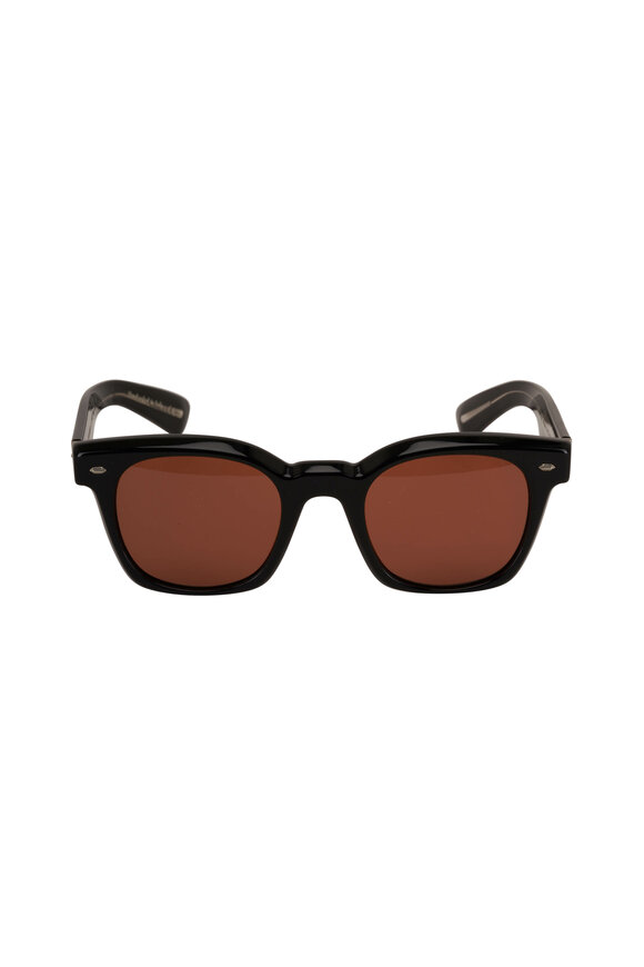 Oliver Peoples - Merceaux Black & Persimmon Sunglasses