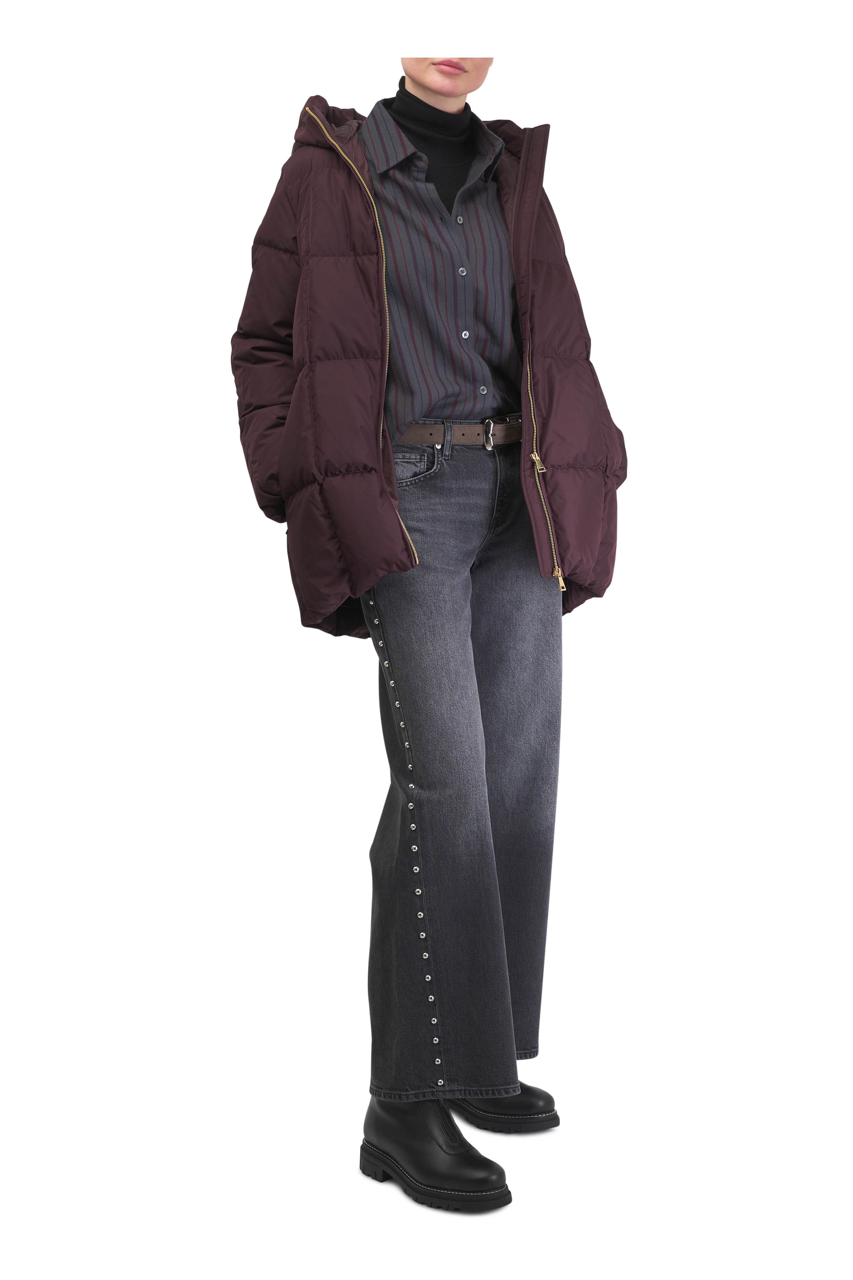 Khaite - Benny Ebano Suede Belt, 30mm