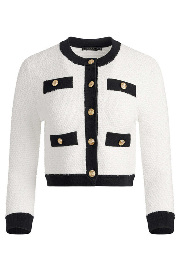 Chinti & Parker Ditsy Daisy セーター Chinti and Parker CASHMERE-BLEND DITSY DAISY SWEATER