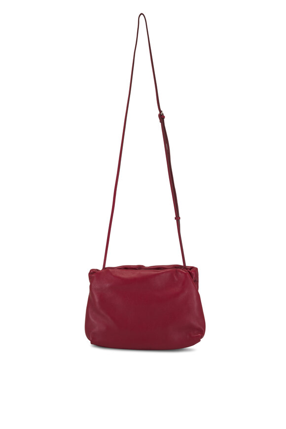 The Row - Bourse Barn Red Nappa Leather Clutch