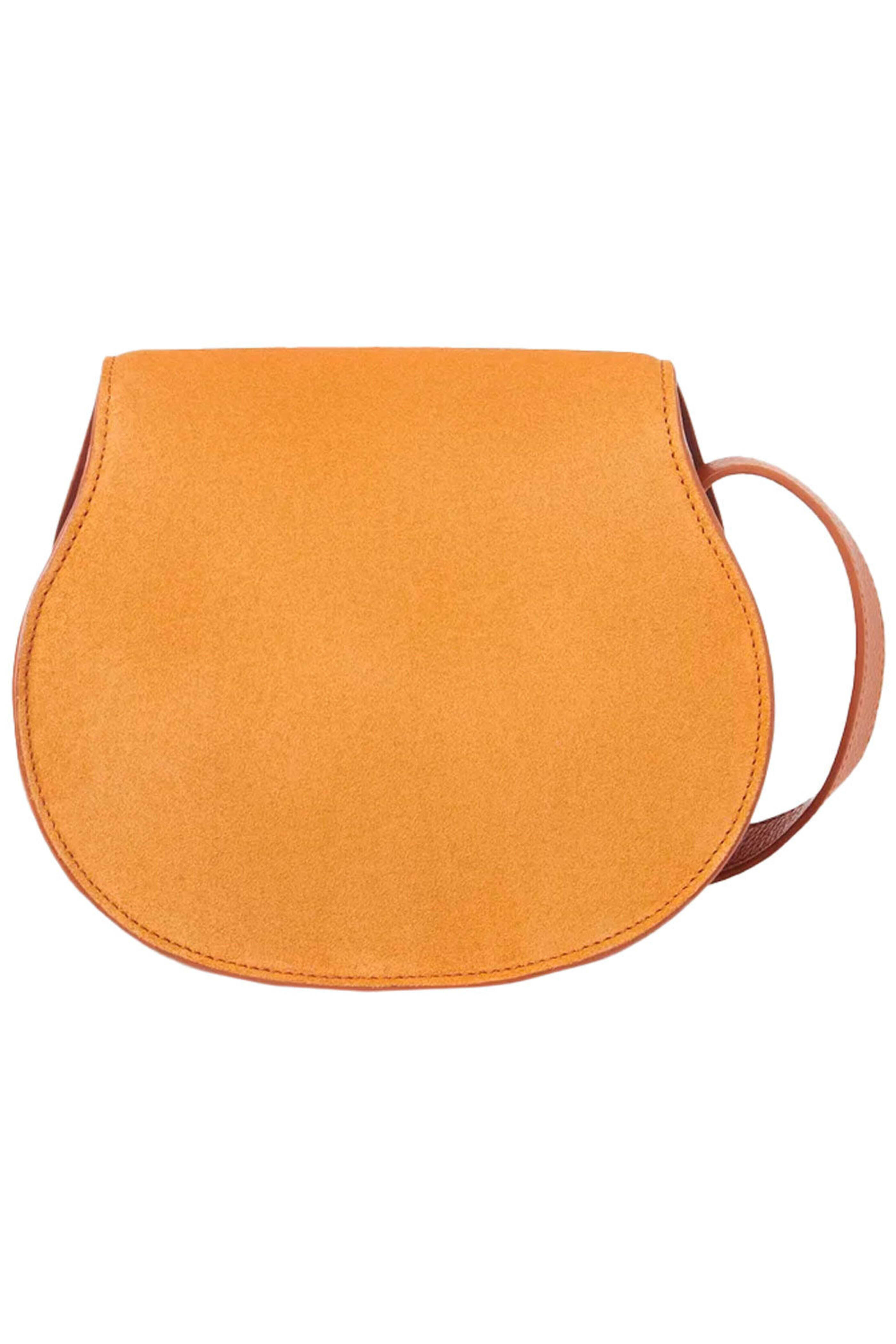Chloé - Marcie Mini Saddle Bag in Henna Orange