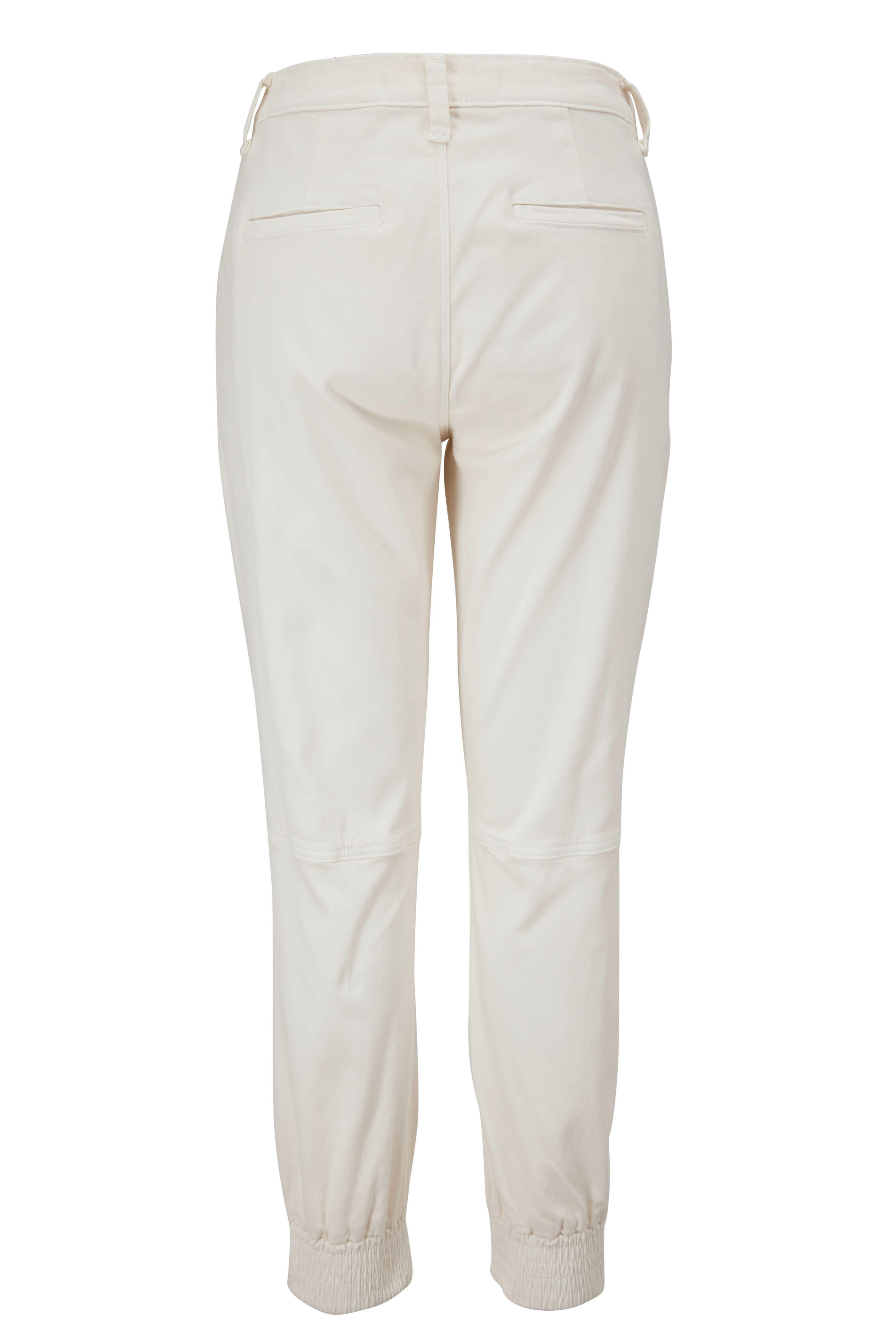 J Brand Arkin Angel White Zip Ankle Jogger Mitchell Stores