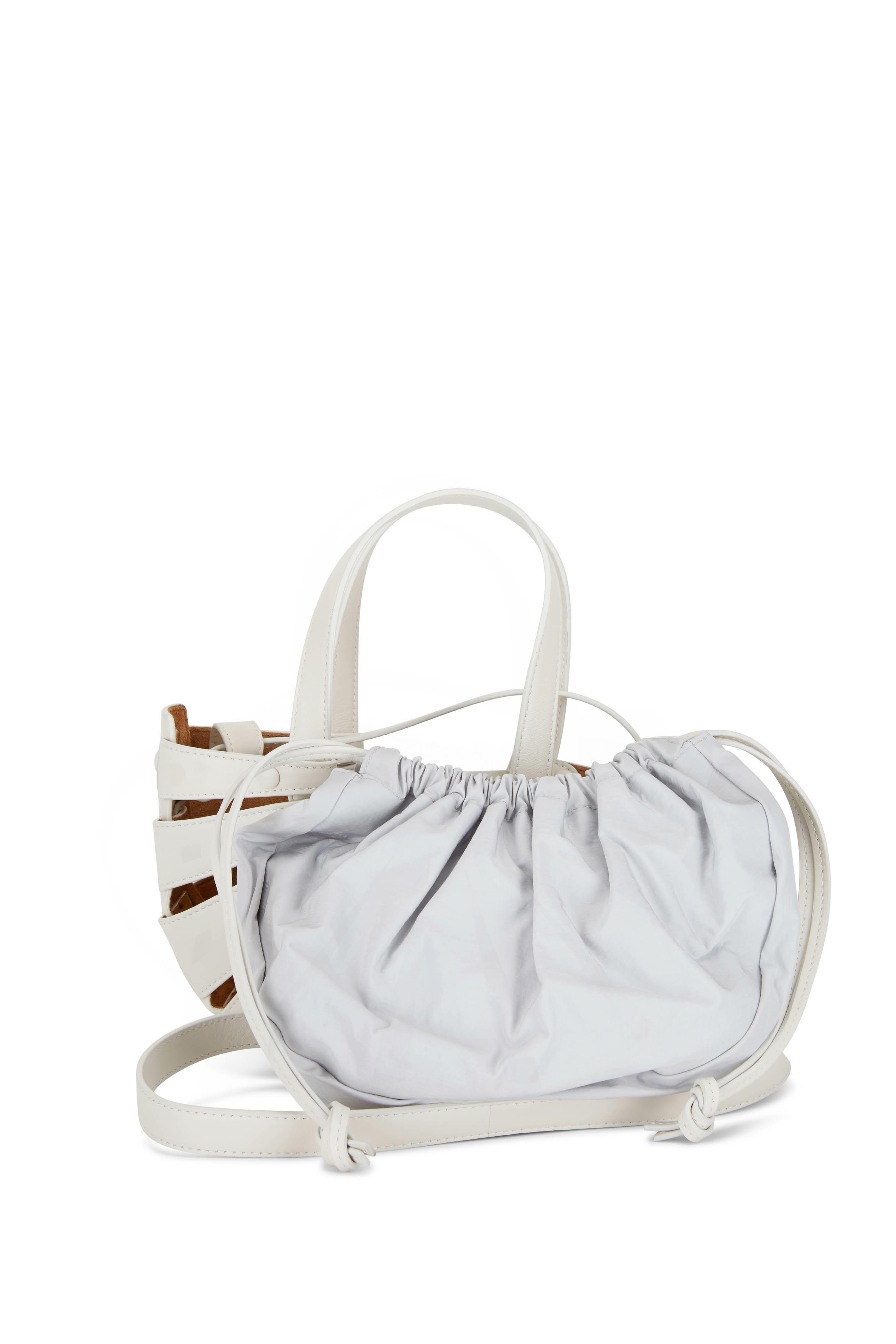 Bottega Veneta White 'The Shell' Tote