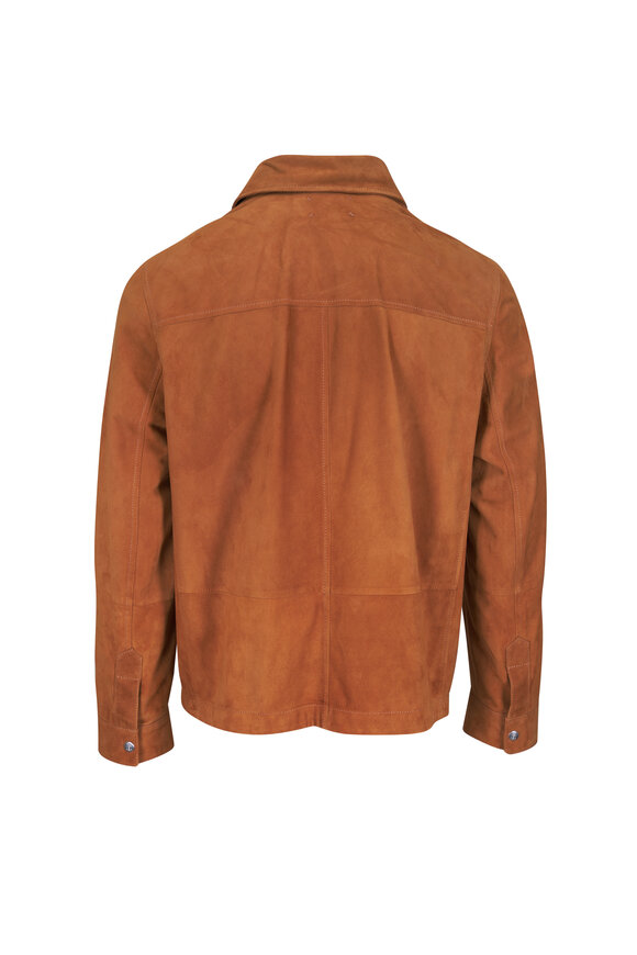 Brunello Cucinelli Brown Leather Jacket - view 4