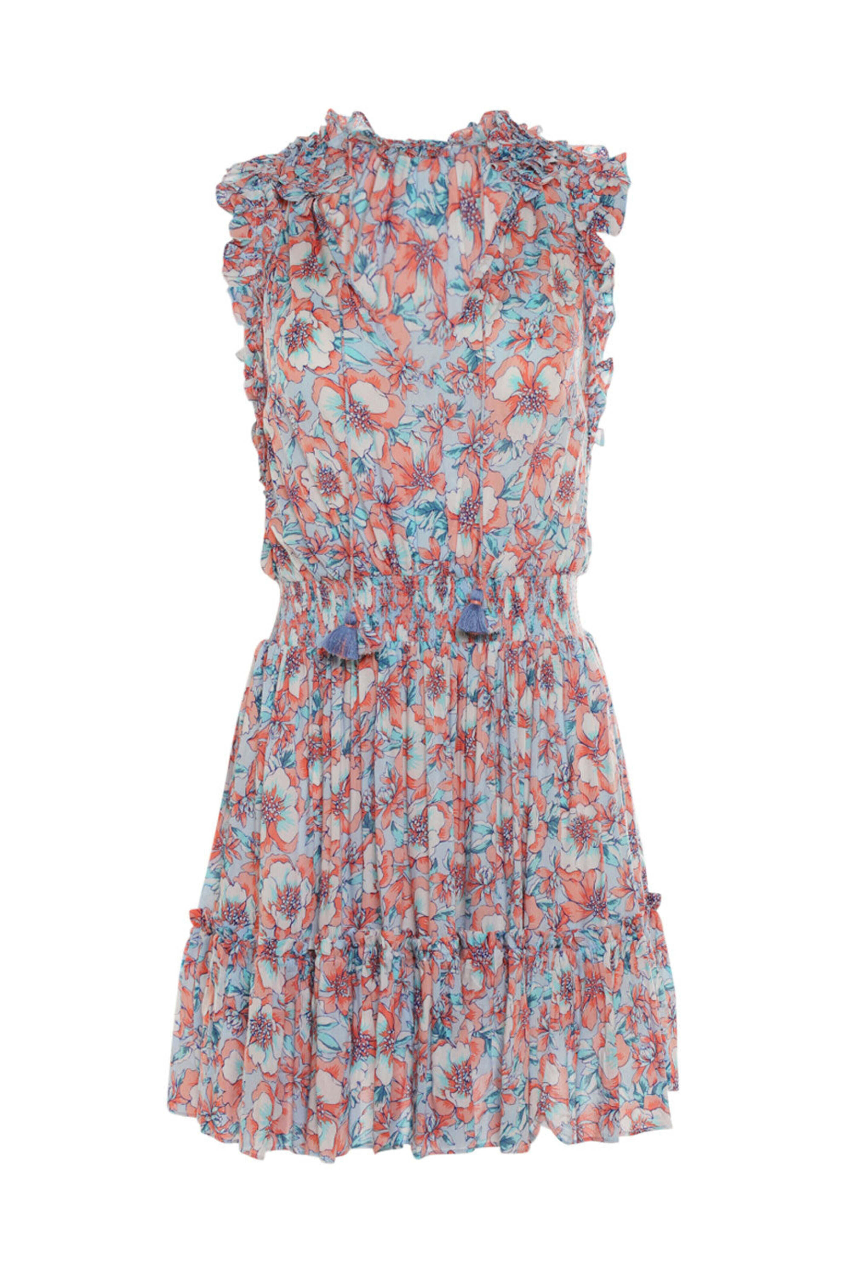 Poupette St Barth - Aqua Dalia Triny Mini Dress