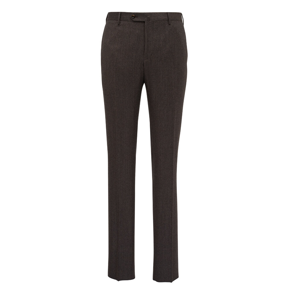PT Torino - Black Wool Stretch Slim Fit Pant | Mitchell Stores