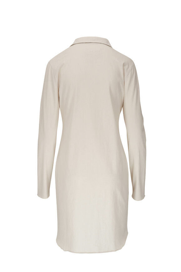 Frank & Eileen - Nicole Vintage White Henley Shirt Dress