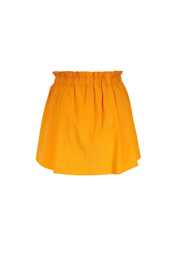 Vince Apricot Cotton Pull-On Skort - view 5